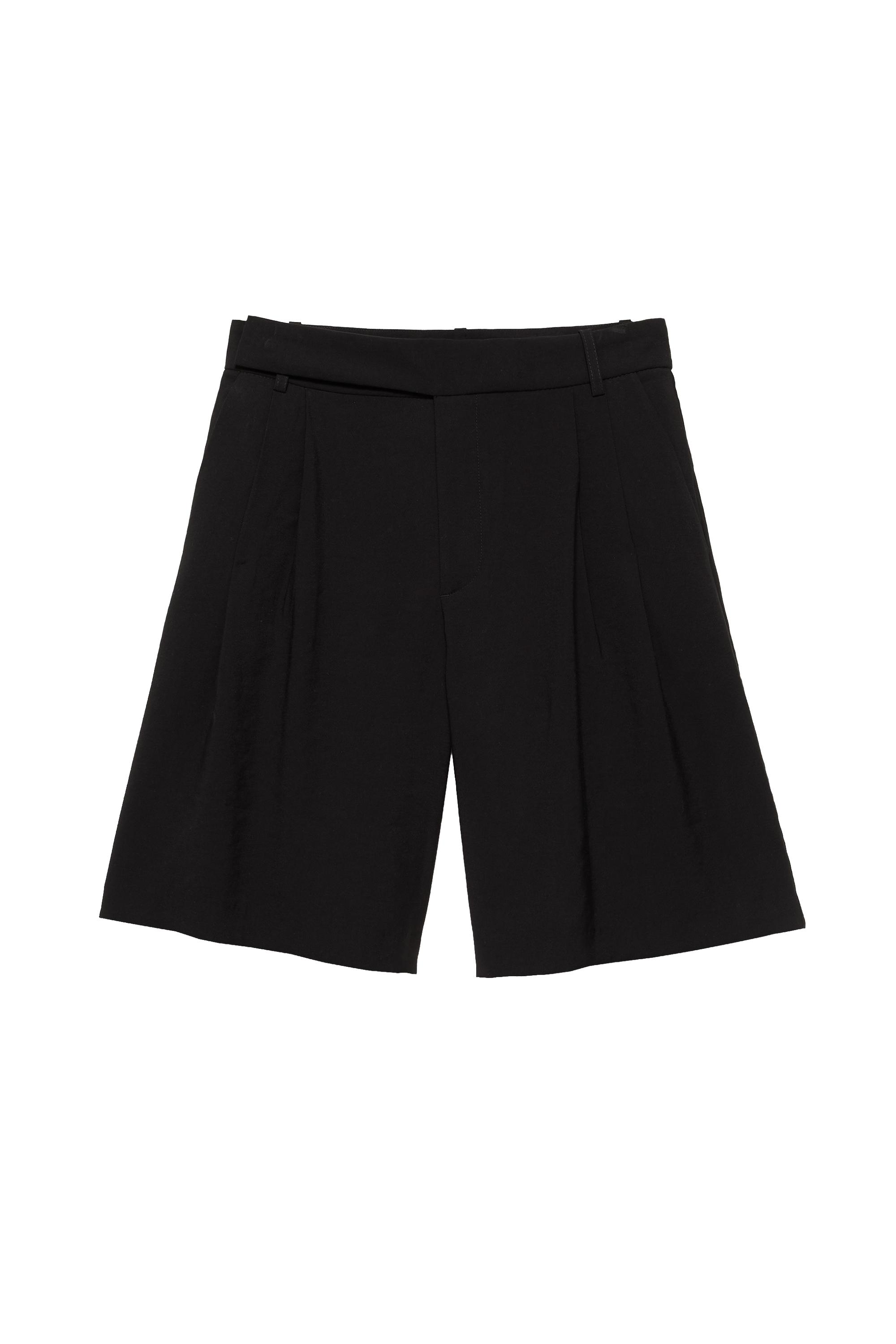 Pull&Bear Pileli kumaş bermuda görsel 4