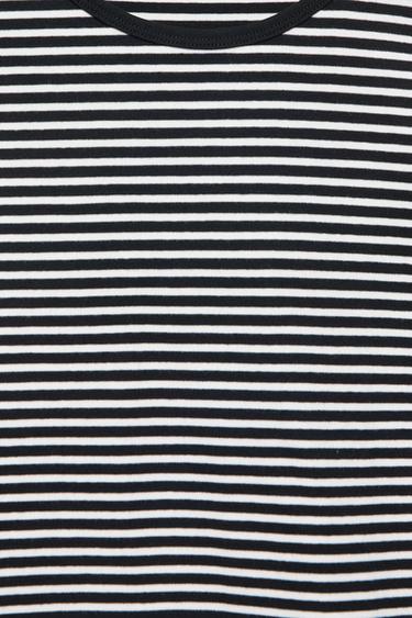 Fitted long sleeve T-shirt — Striped 7