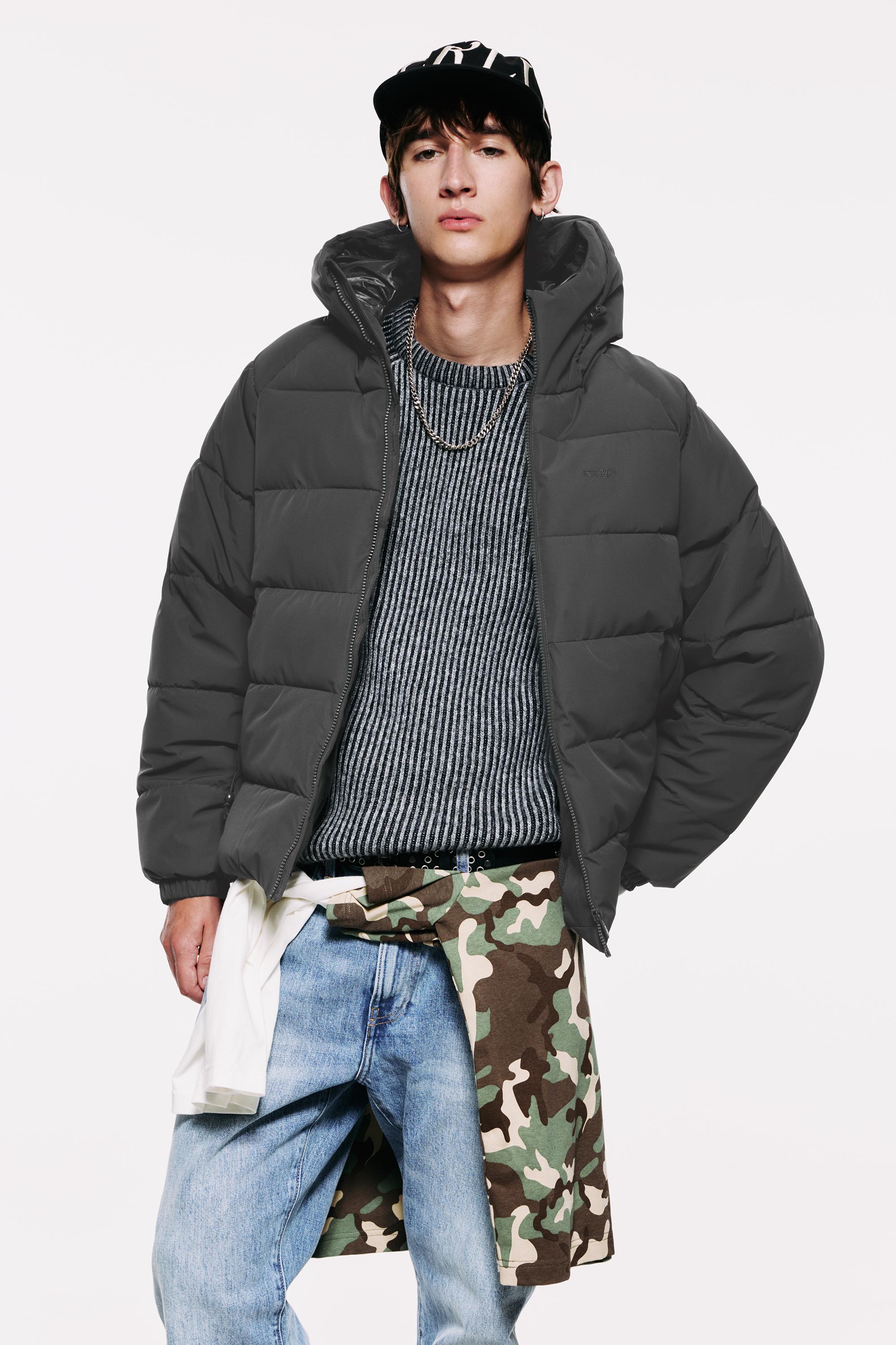 Blouson Matelassé À Capuche Blouson Matelassé À Capuche