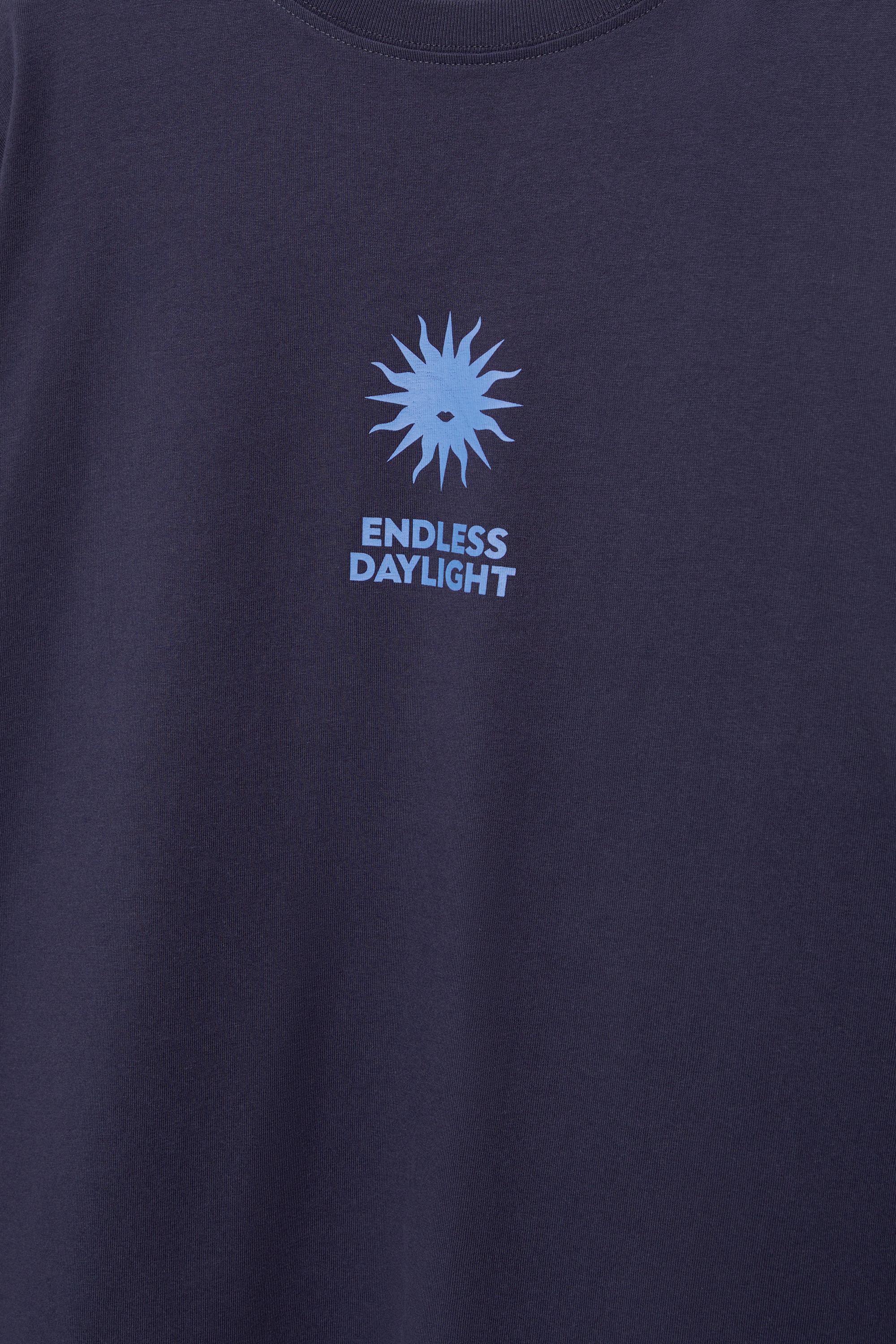 Güneş grafik detaylı t-shirt - Görsel 21