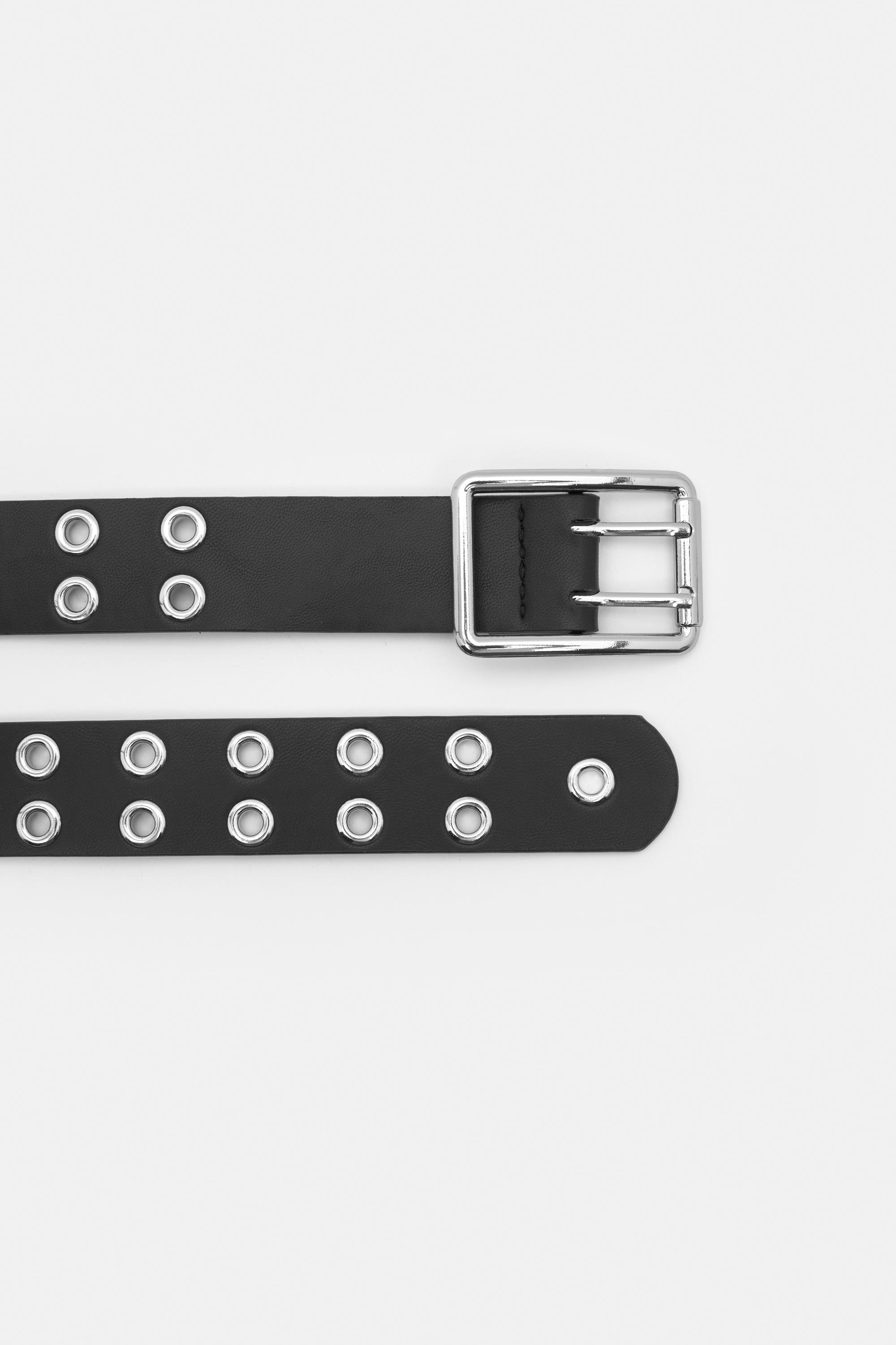 Halkalı suni deri kemer - Görsel 4