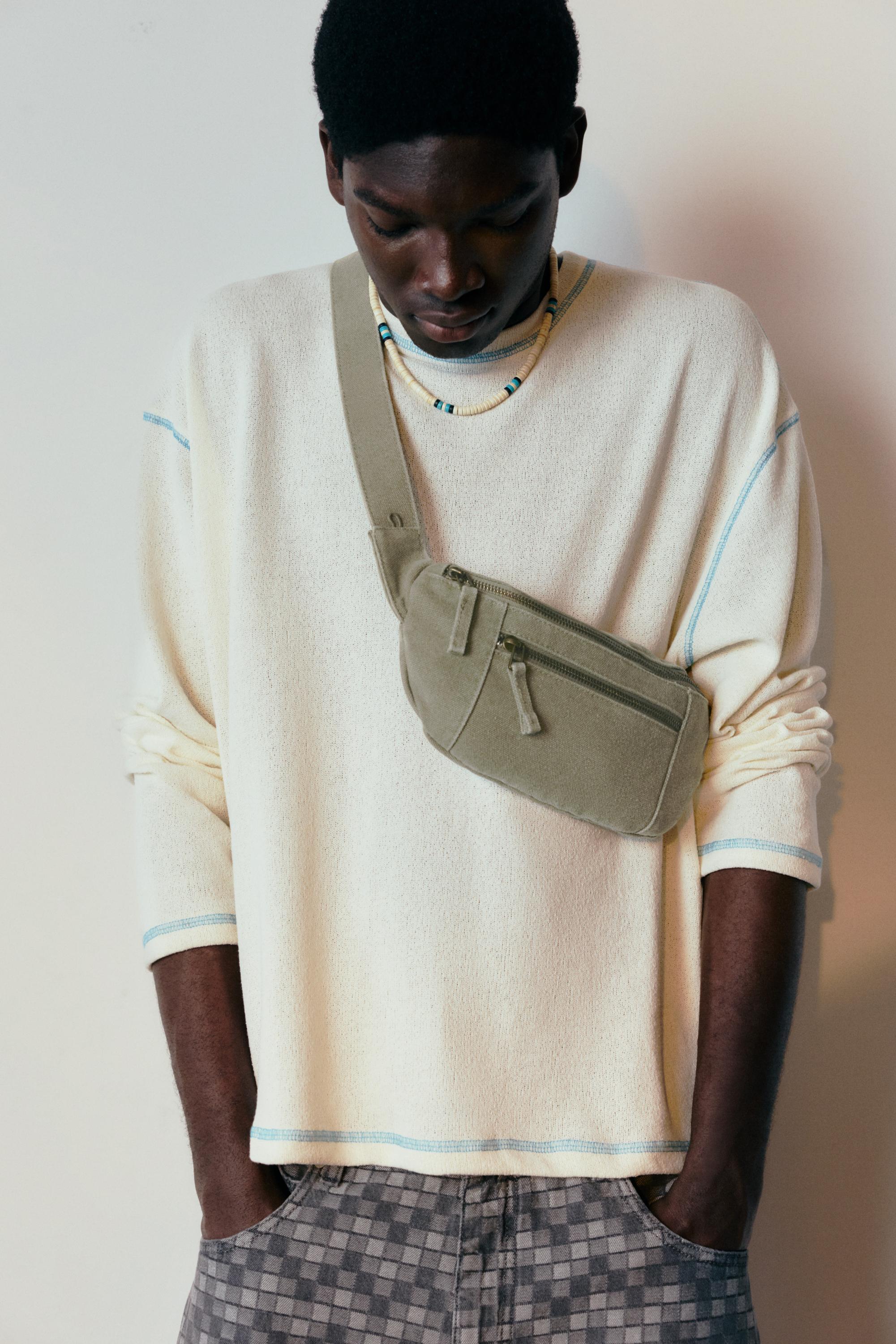 Canvas belt bag — Khaki