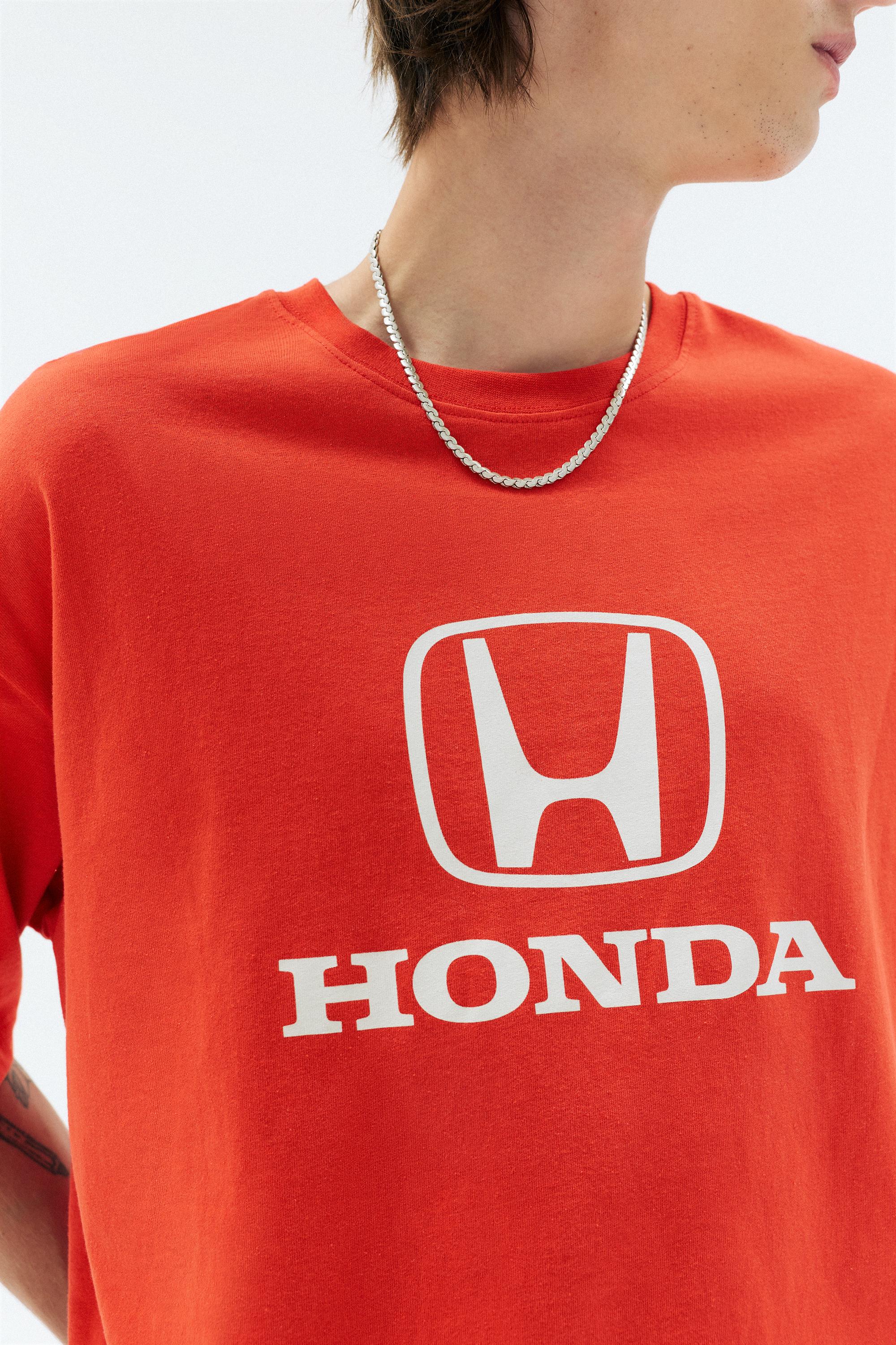 Relaxed fit Honda logo T-shirt — Red