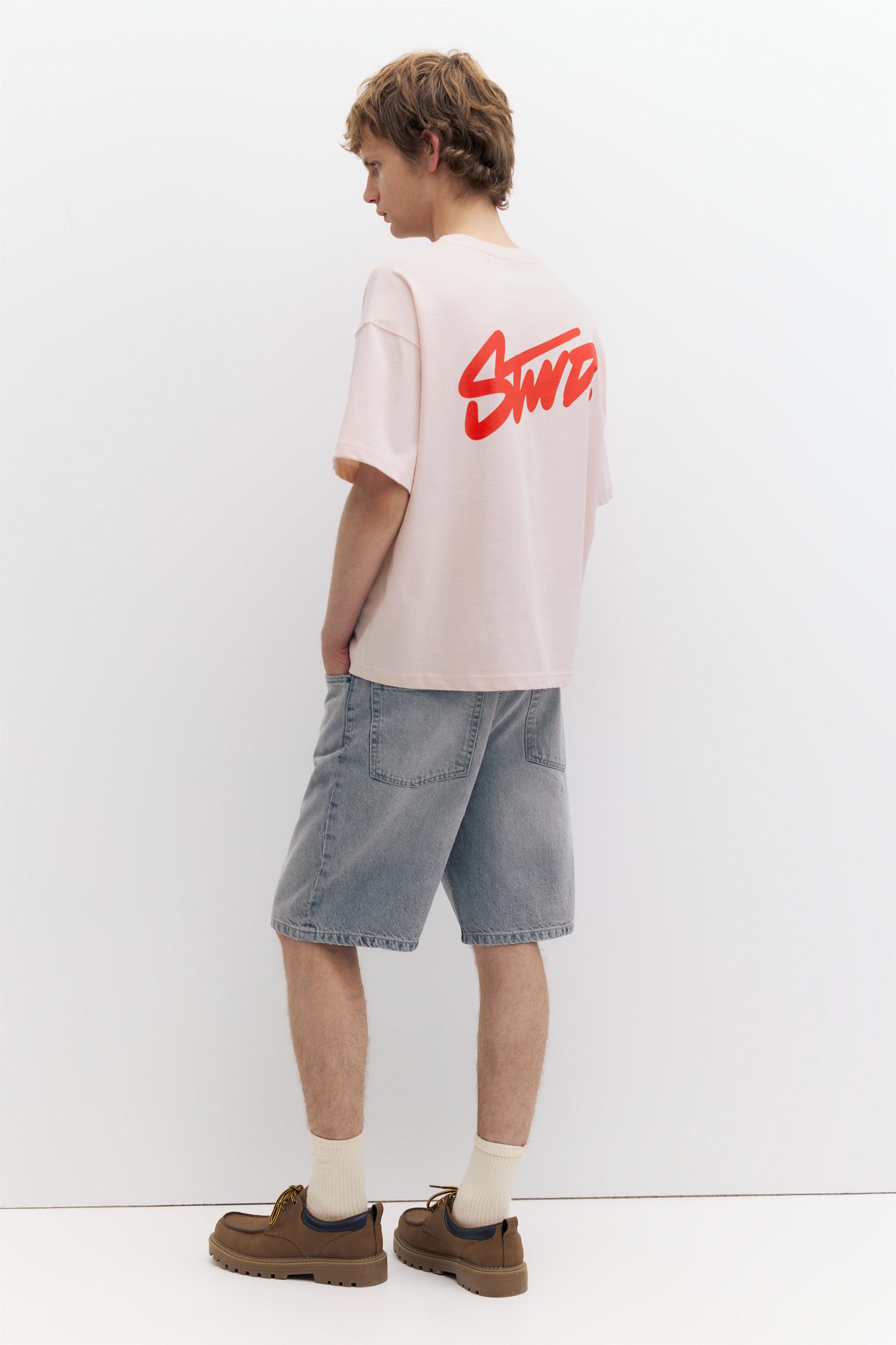 STWD logolu salaş t-shirt - Görsel 97