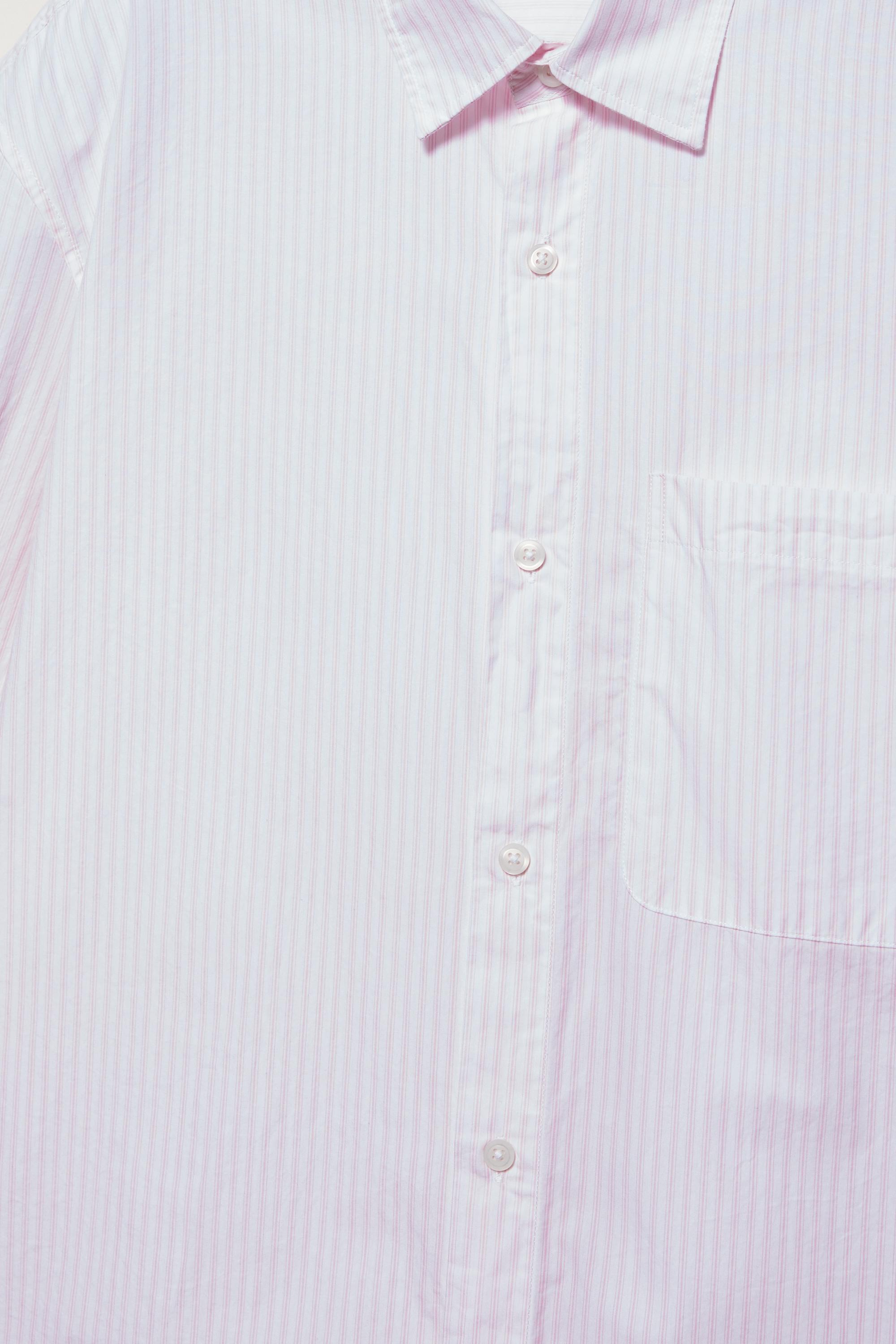 Striped long sleeve shirt — Pink