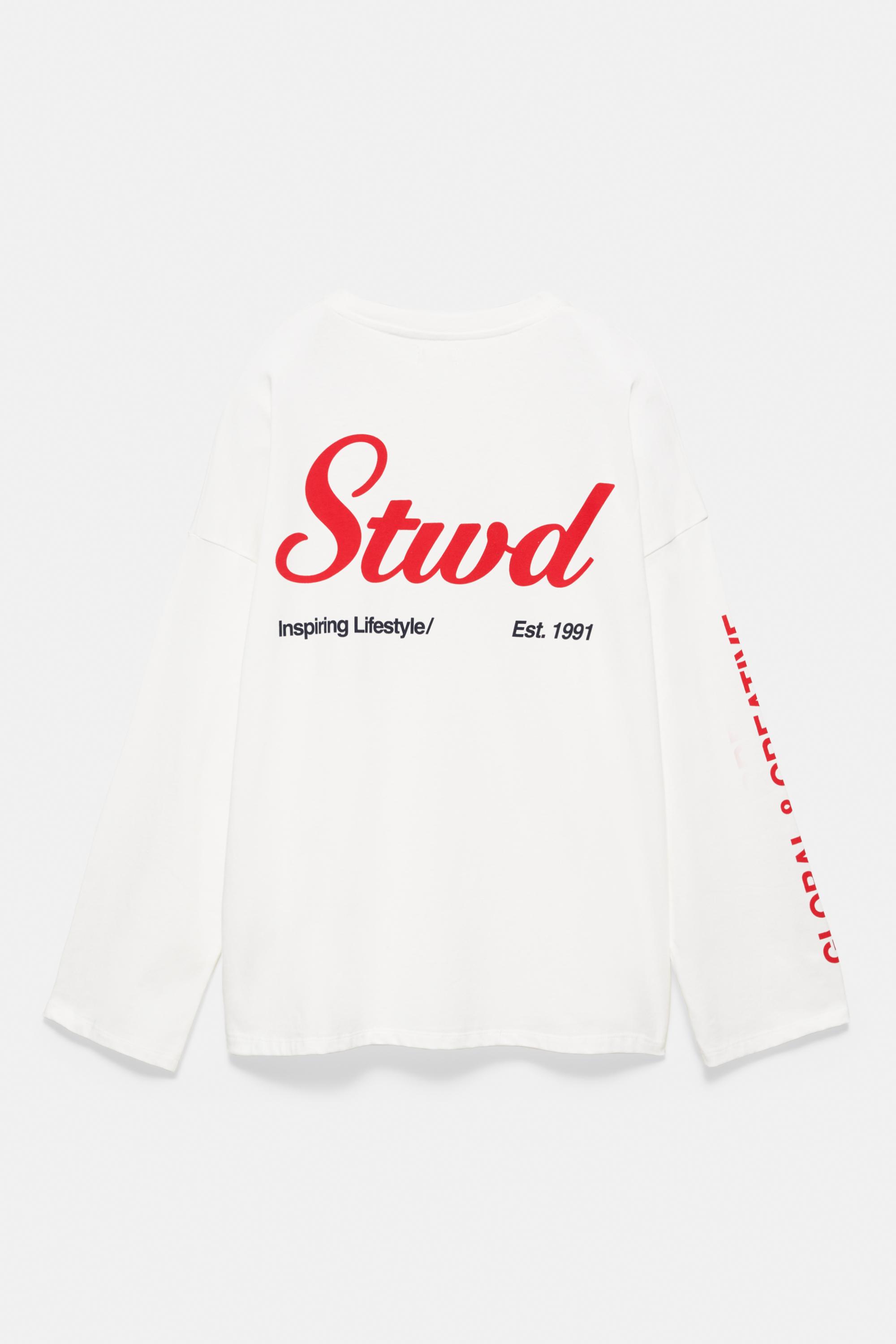 Long sleeve STWD T-shirt — Ice