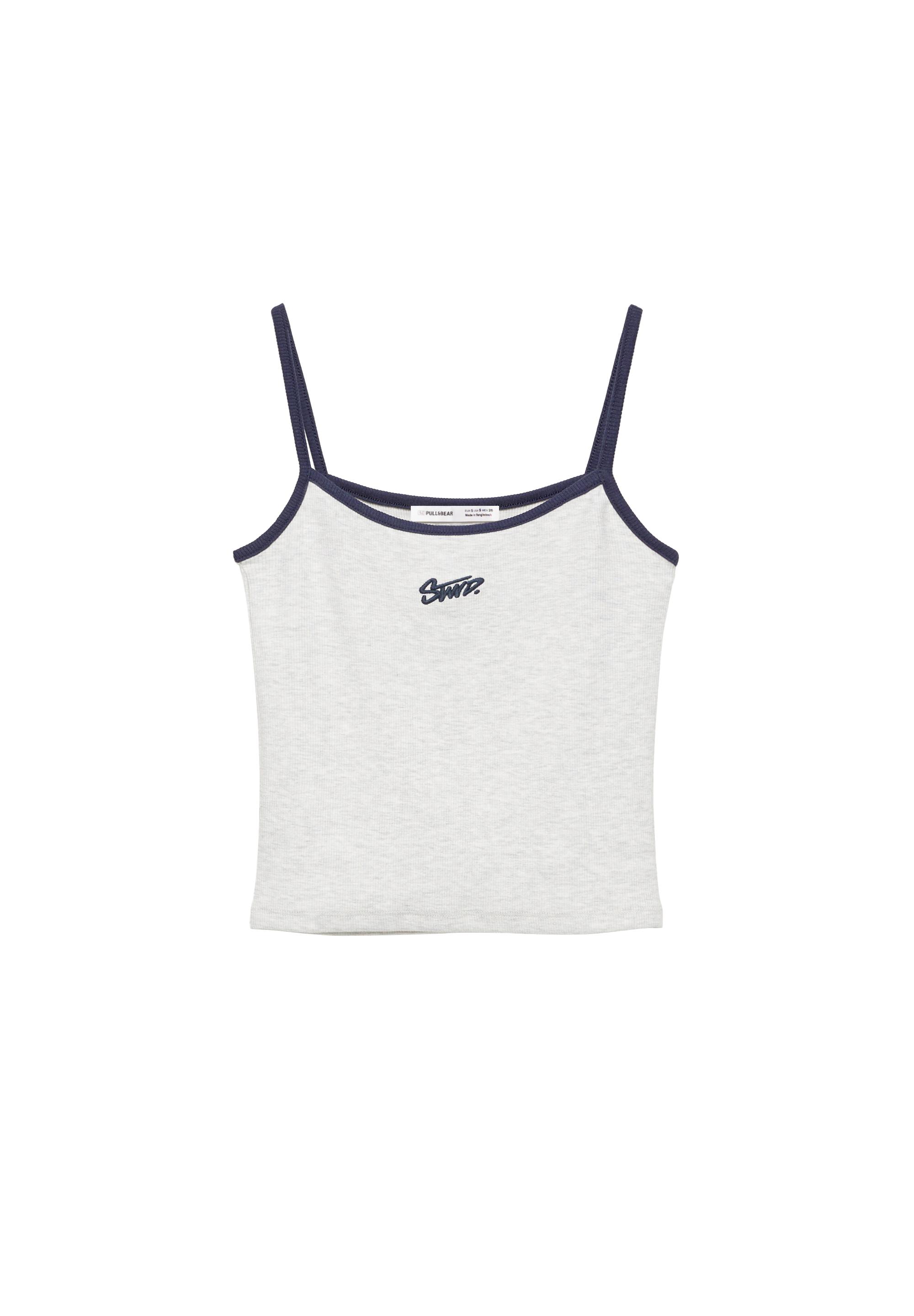 STWD fine strap top — Grey