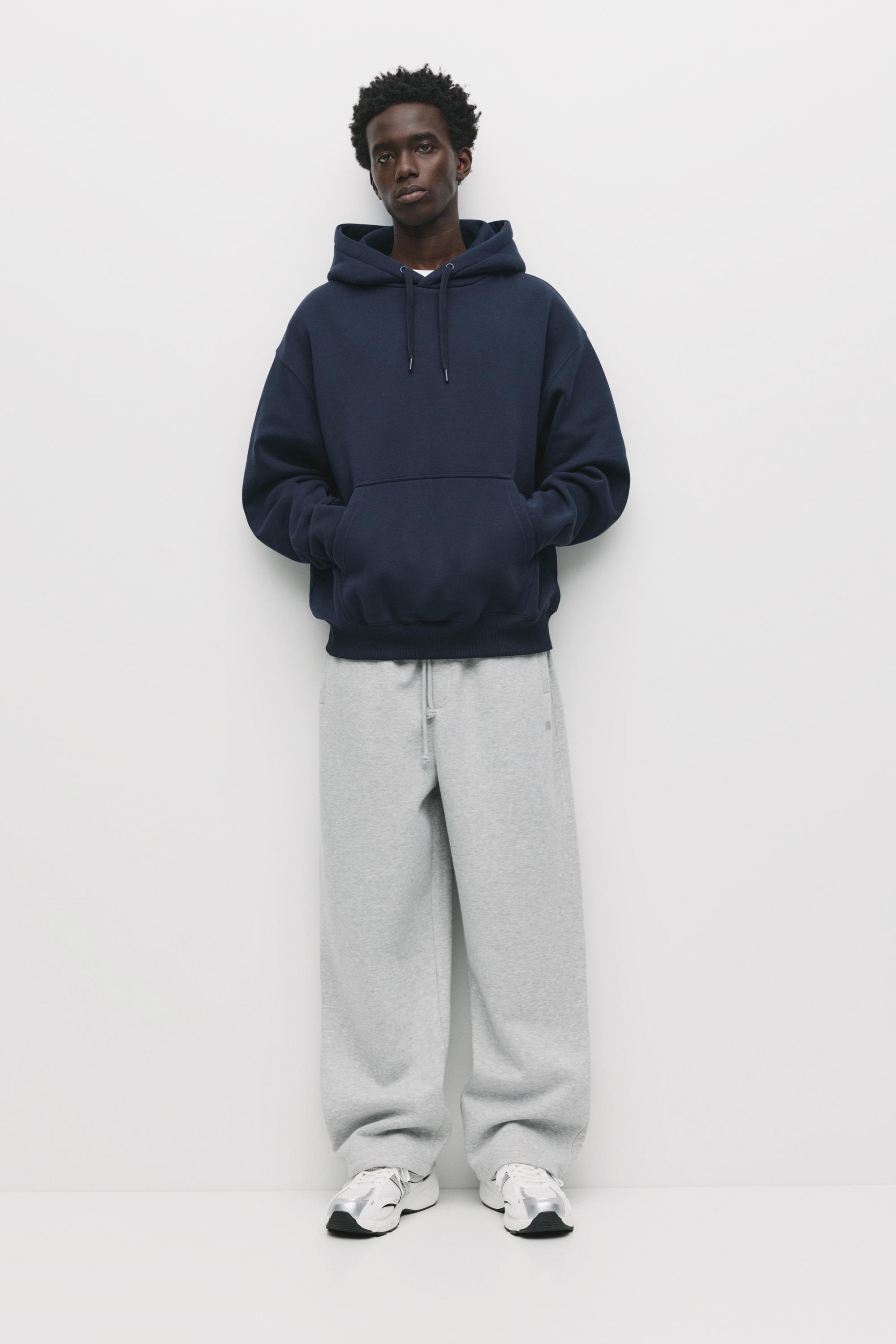 Basic kapüşonlu sweatshirt - Görsel 71