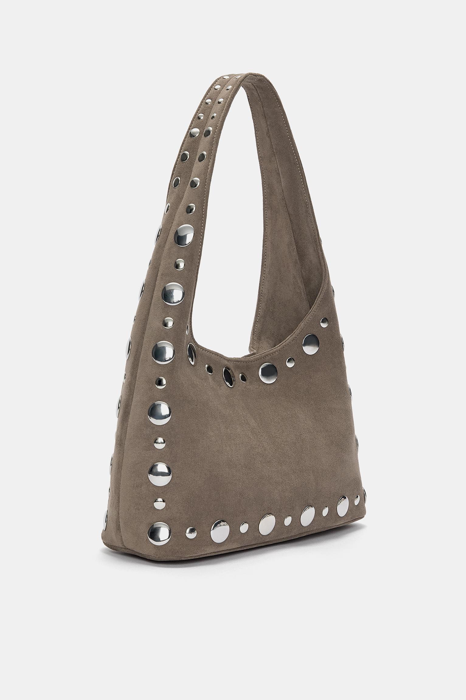Shoulder bag with studs - PULL&BEAR