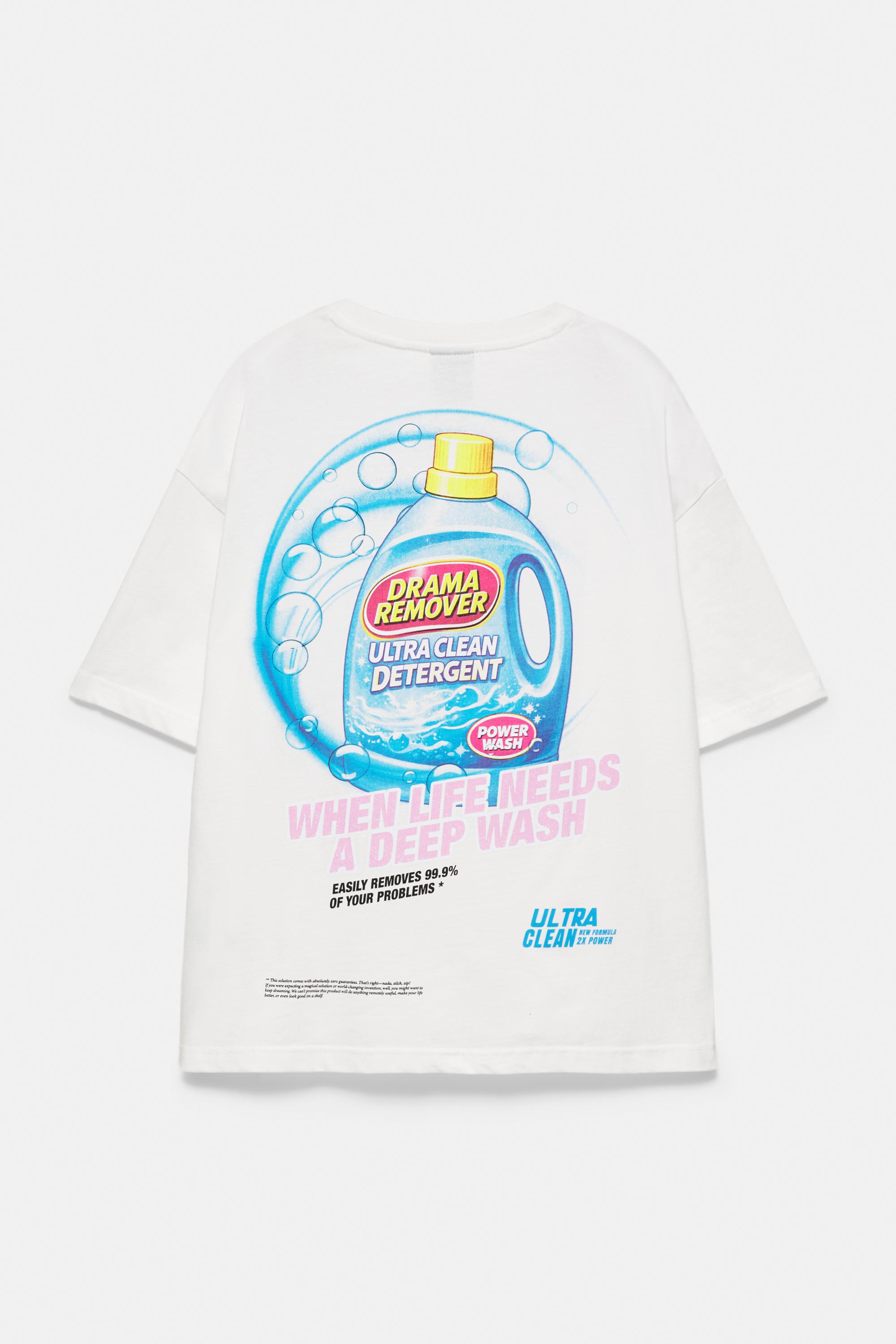 STWD detergent graphic T-shirt — White