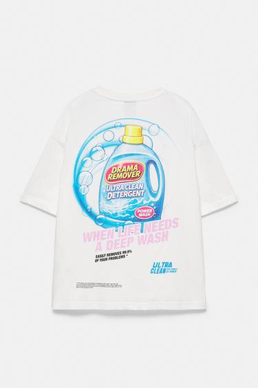 STWD detergent graphic T-shirt — White 8