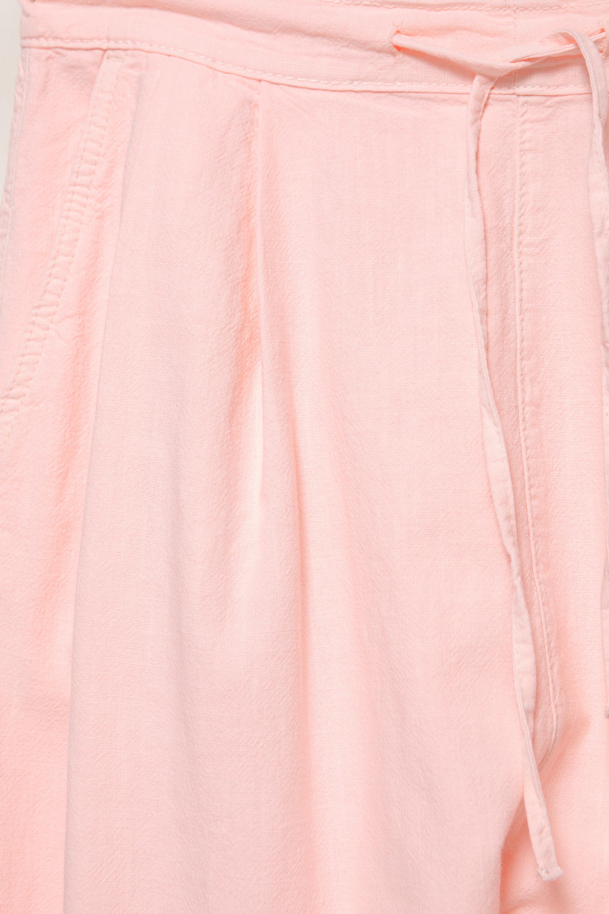 Baggy sarouel trousers with drawstring — Pink