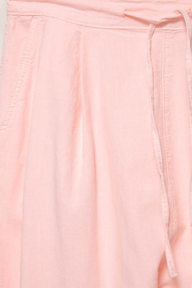Baggy sarouel trousers with drawstring — Pink 7