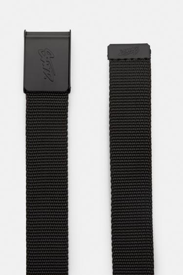Fabric belt with black STWD buckle — Black 3
