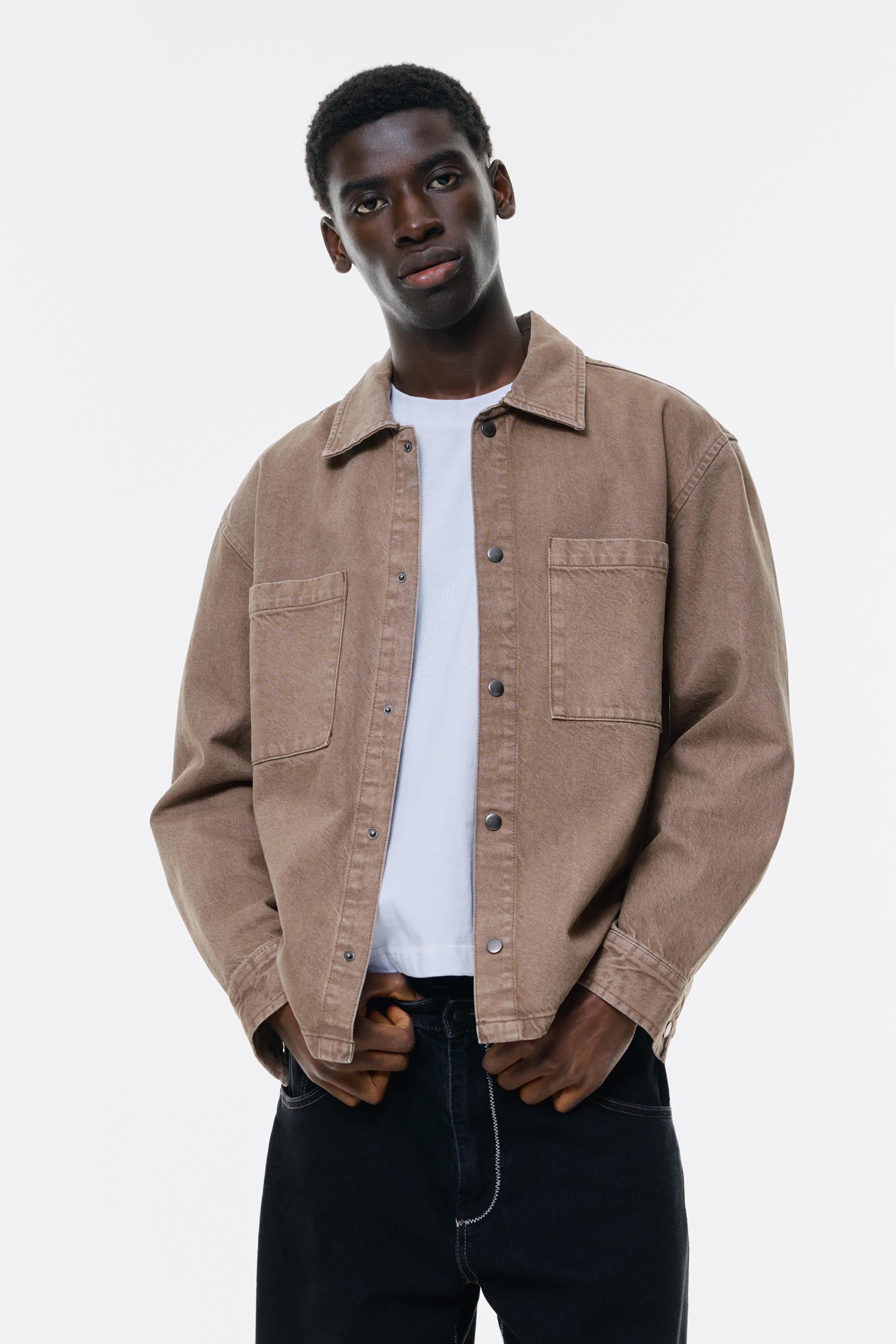 Acid-Washed Hemdjacke