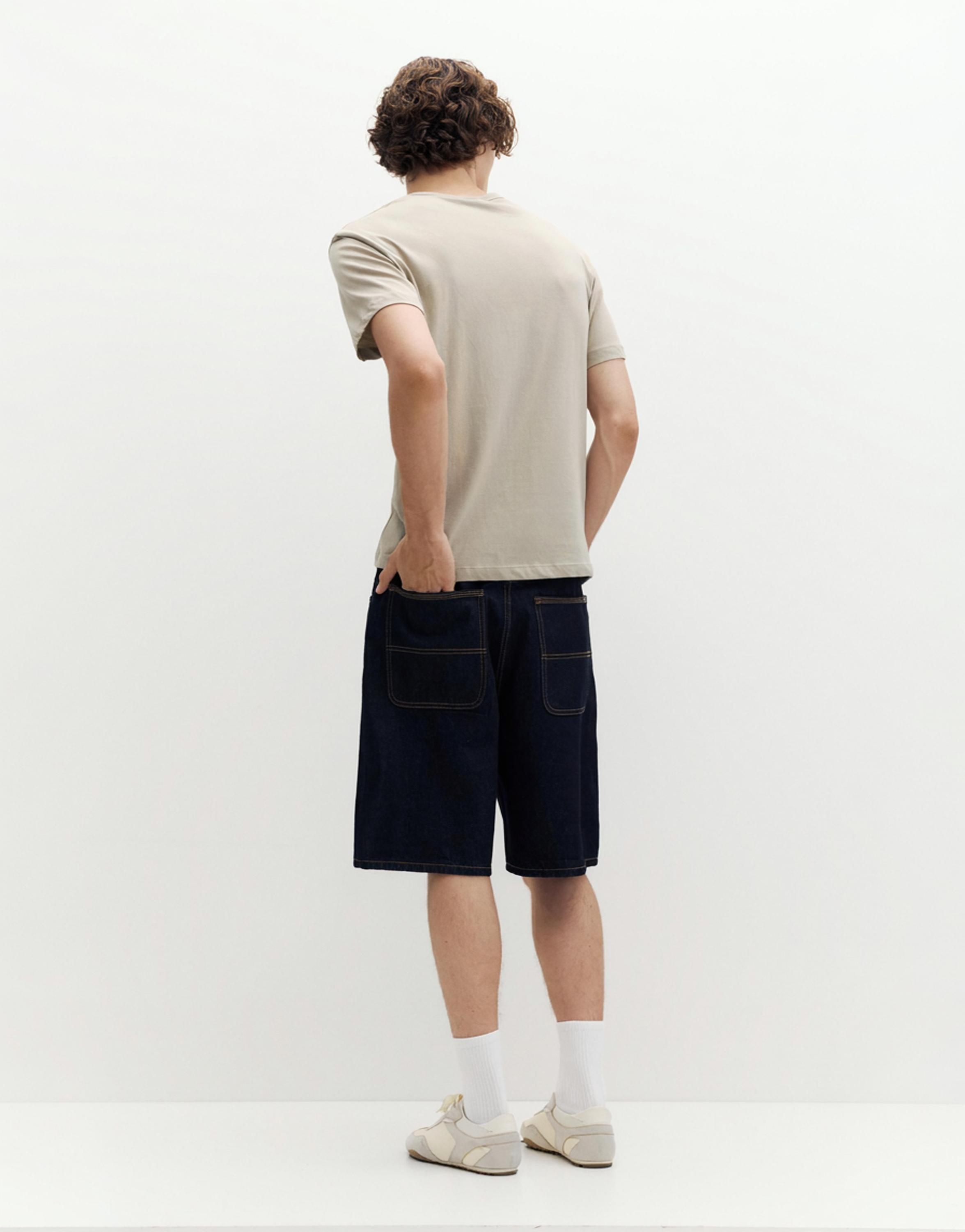 Basic slim fit tişört - Görsel 8