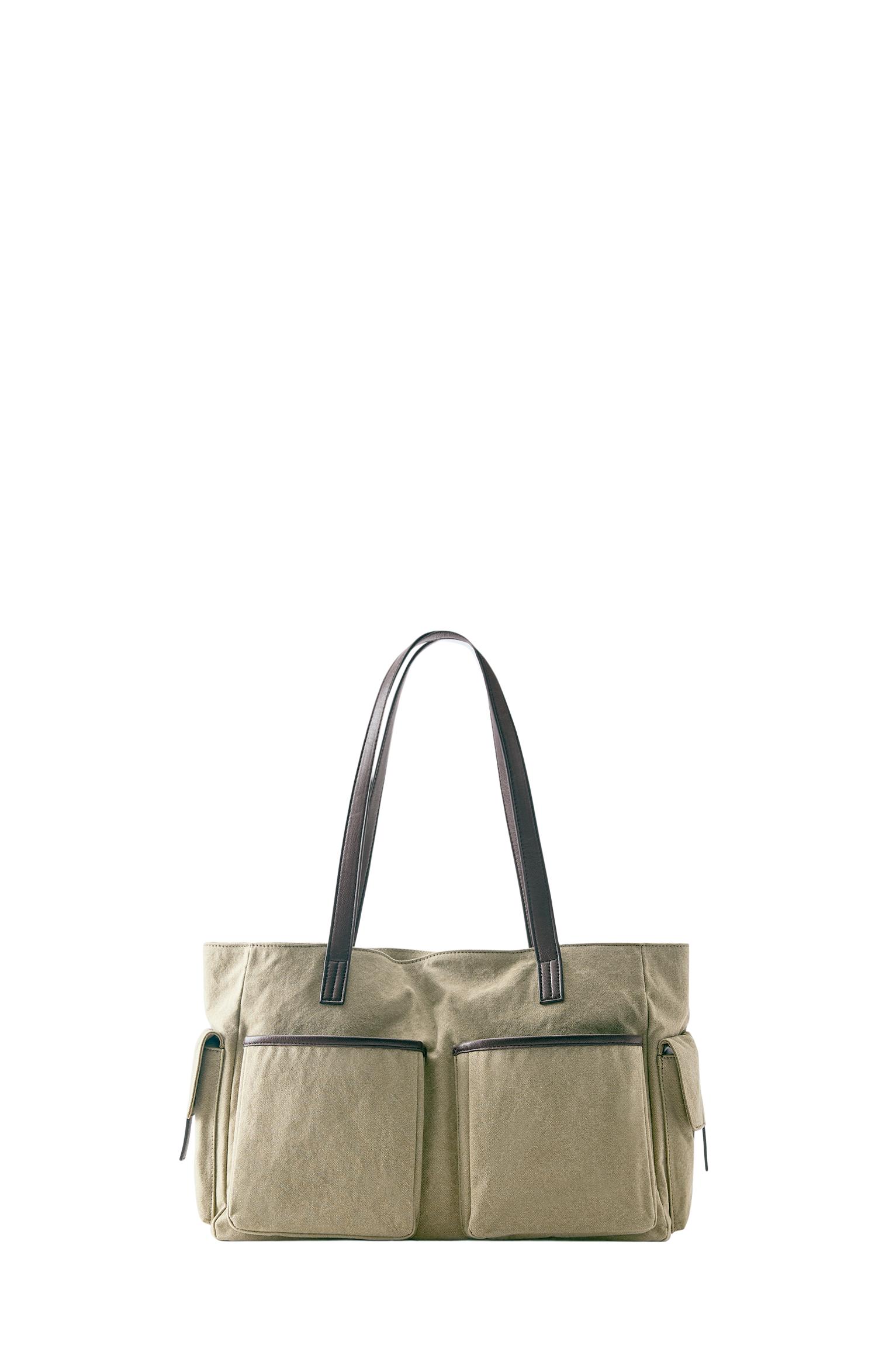 Pull&Bear Çok cepli shopper çanta görsel 2
