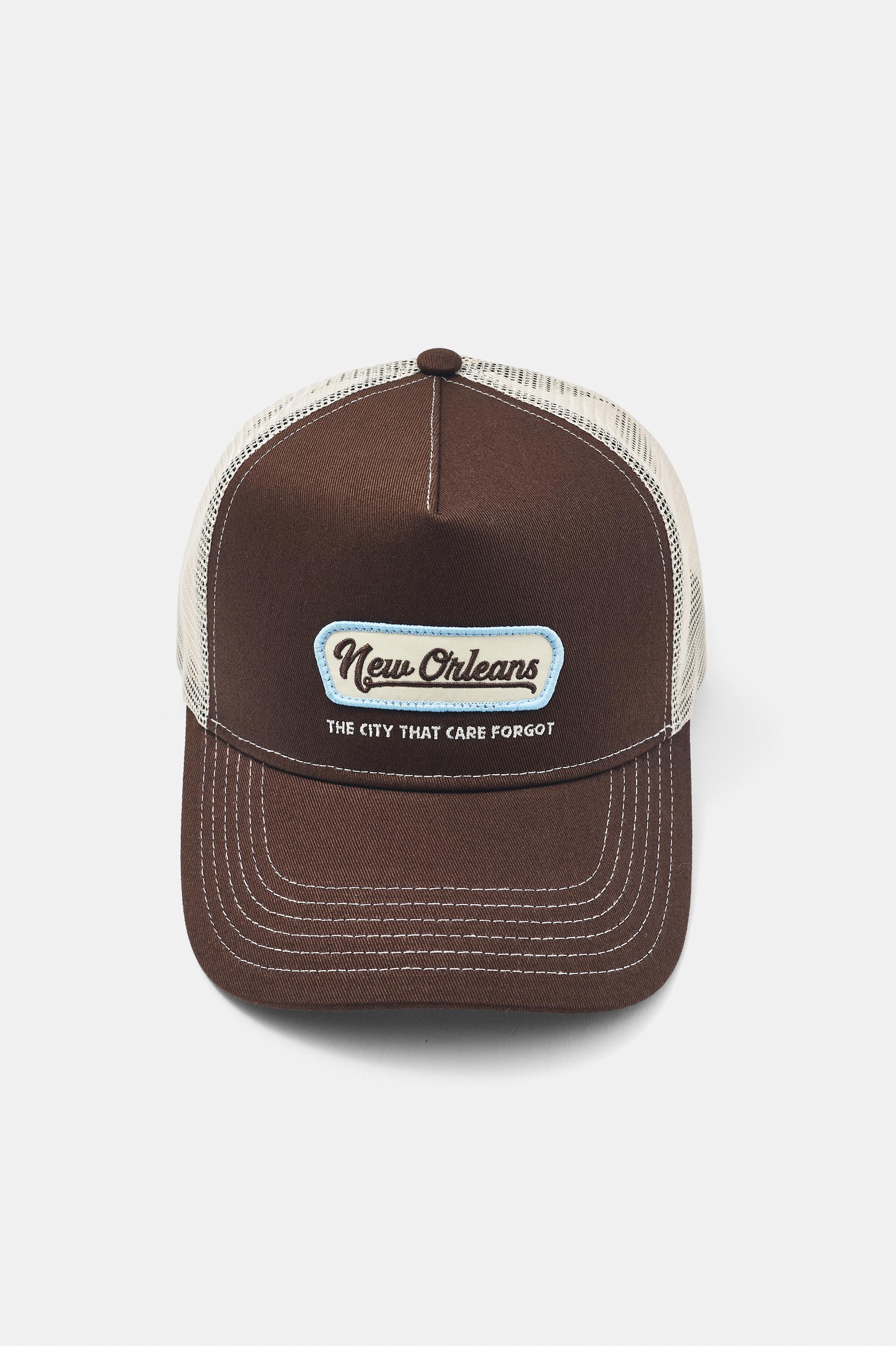 New Orleans trucker cap — Brown