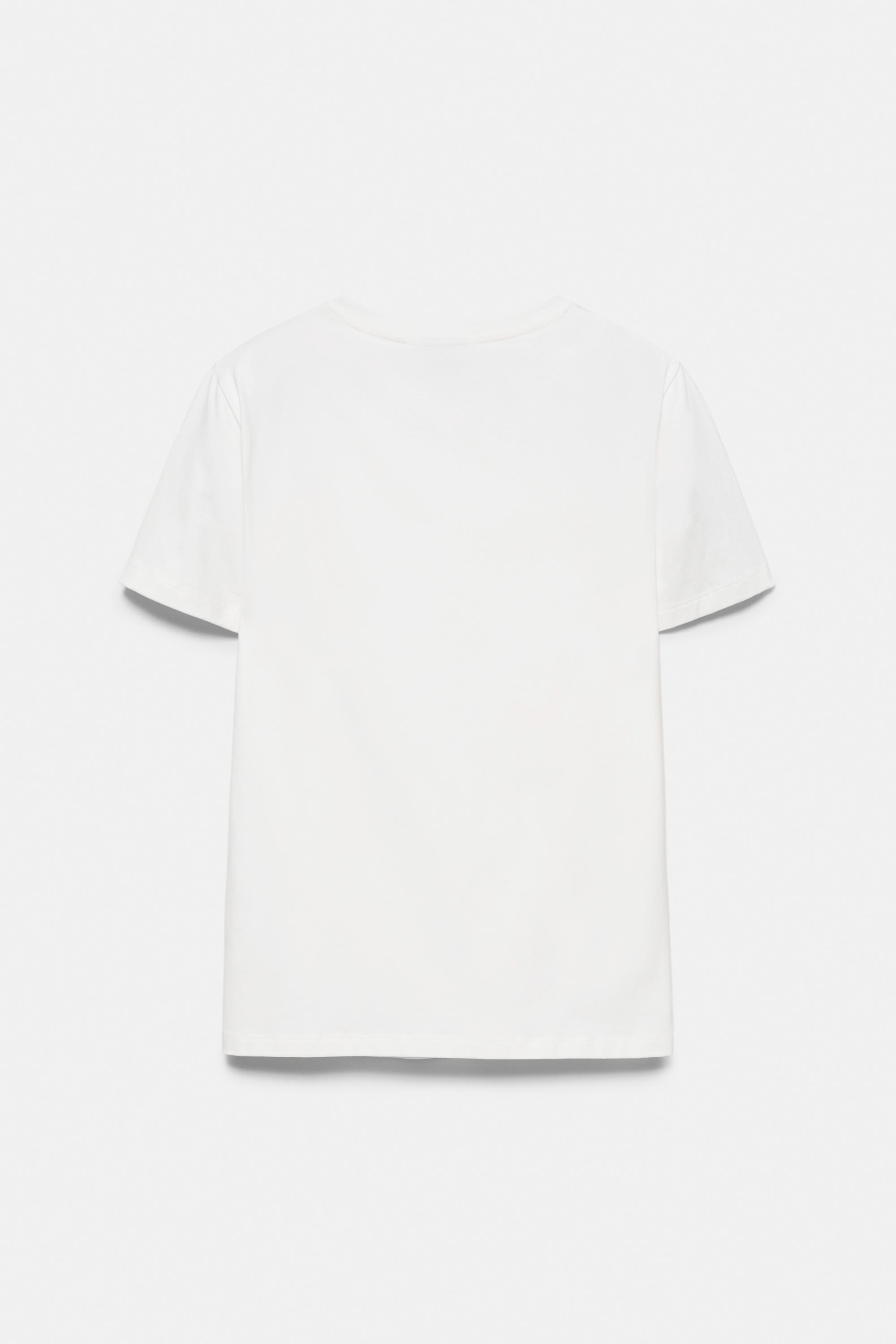 Muscle fit slogan T-shirt — White