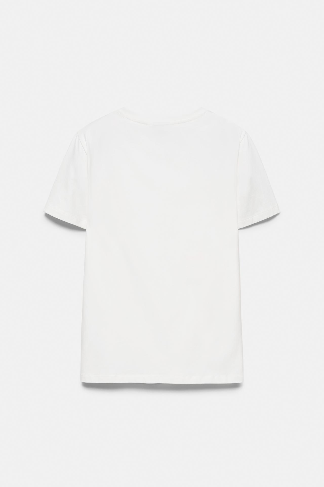 Muscle fit slogan T-shirt — White