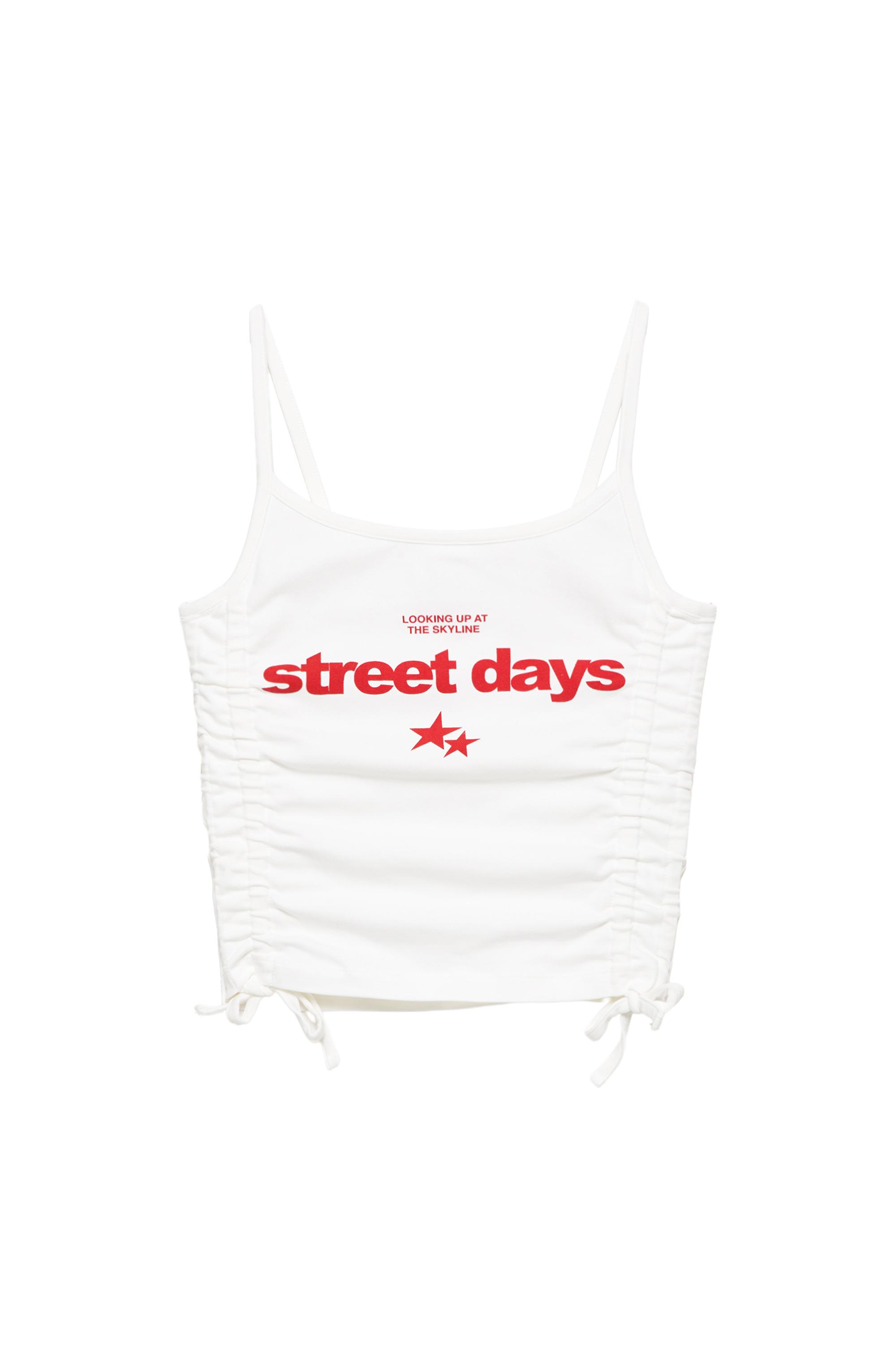 Yanları büzgülü askılı top - Görsel 2