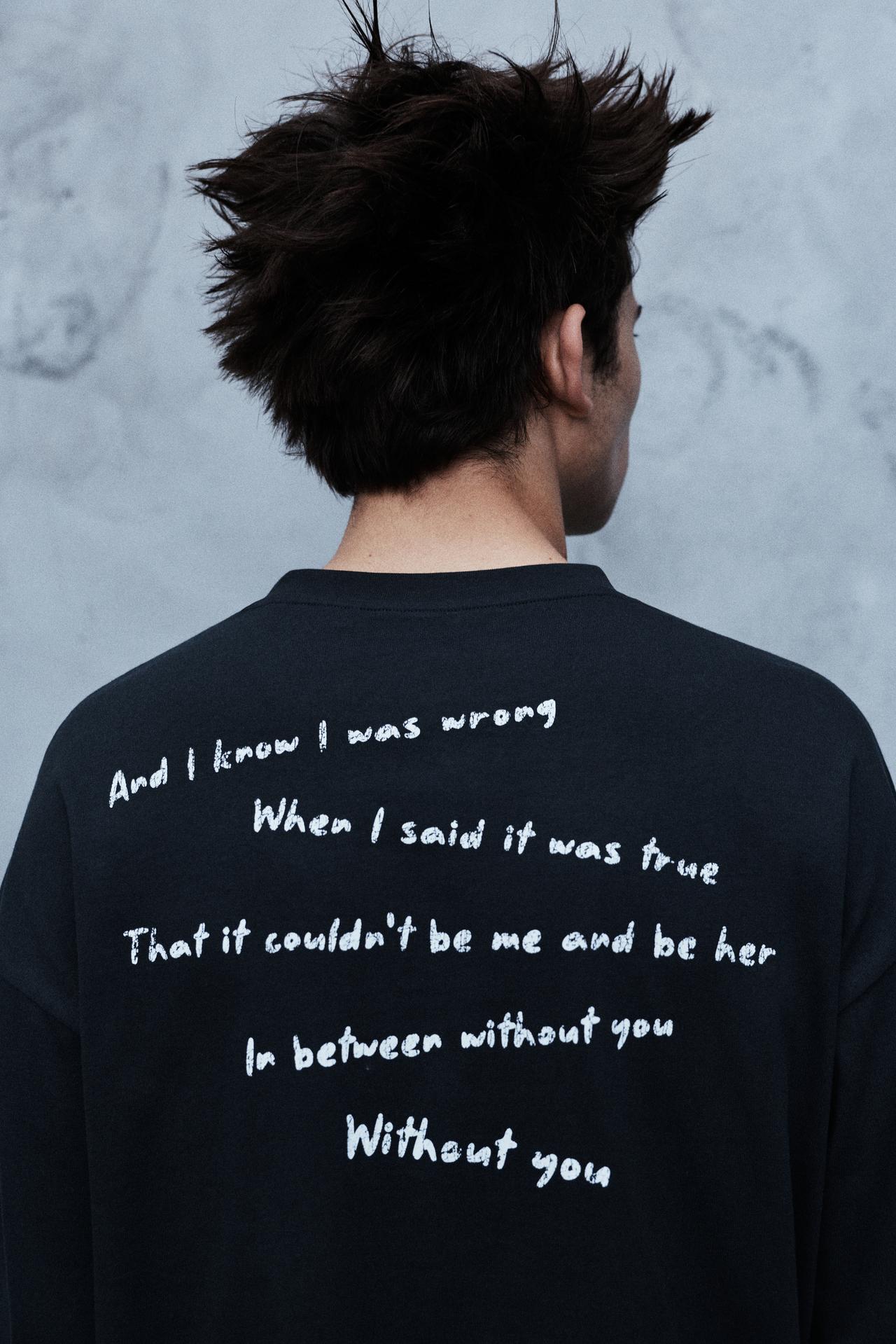 The Cure double sleeve T-shirt — Dark anthracite