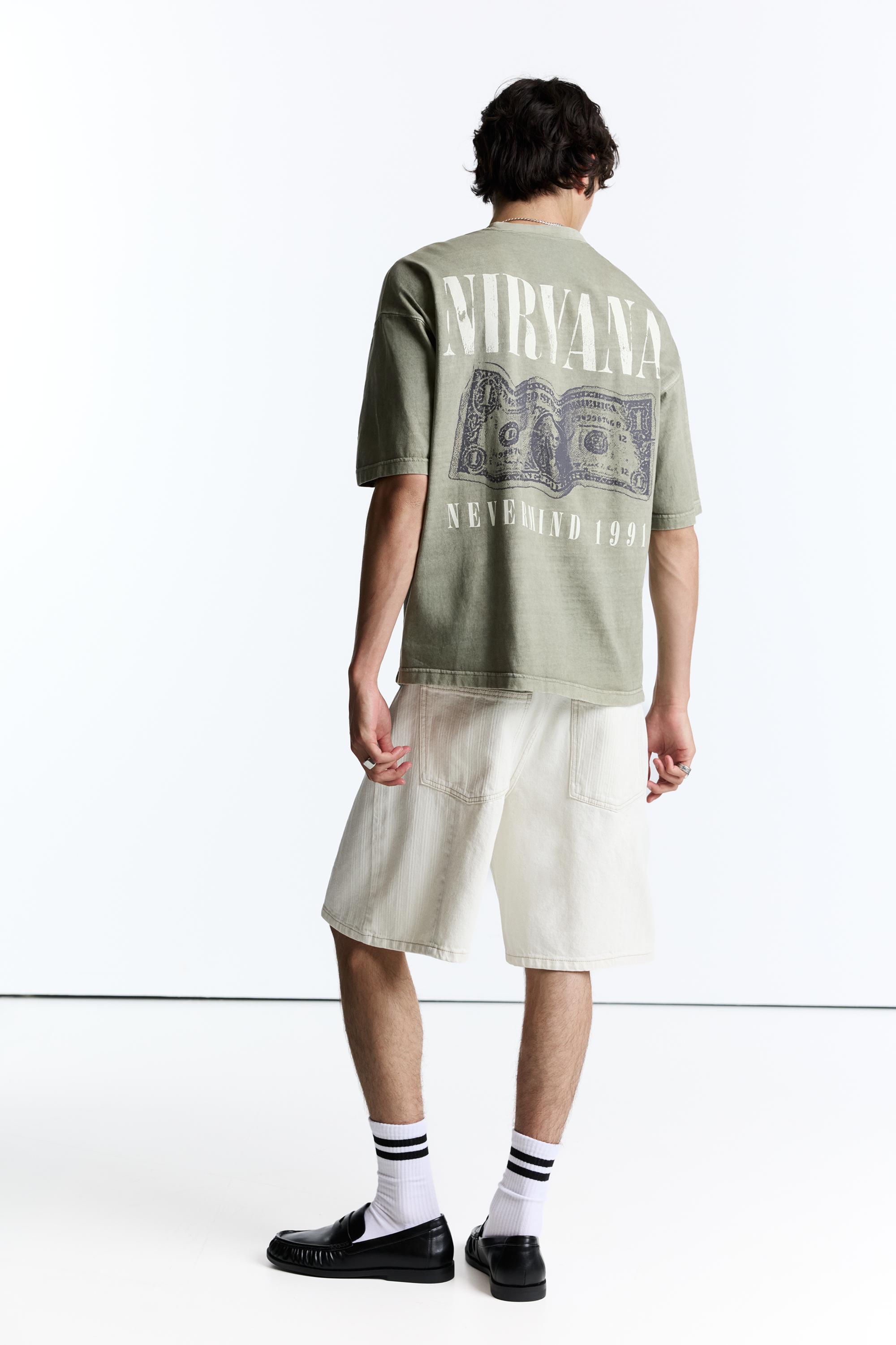 Nirvana T-shirt — Khaki