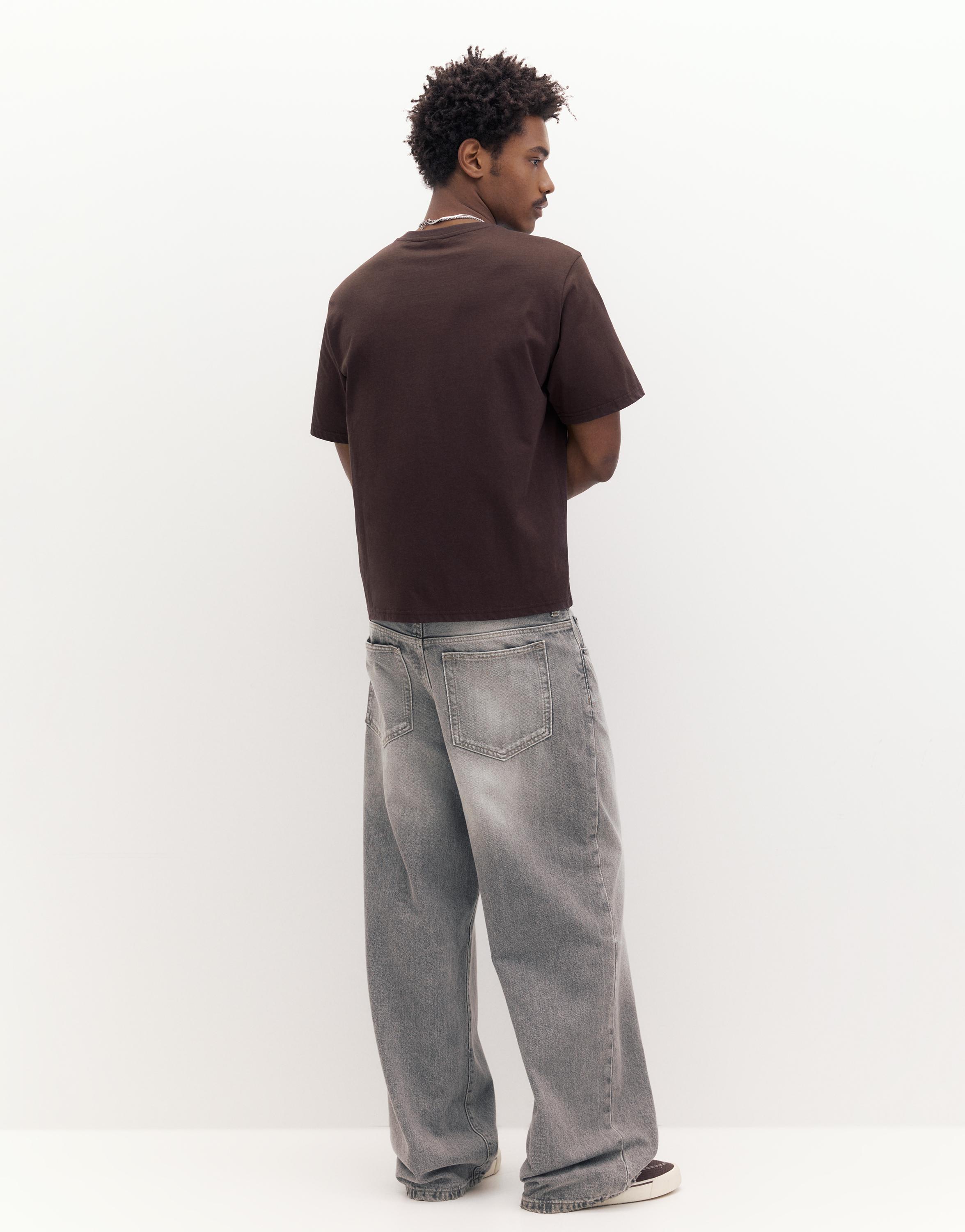 Basic kısa kollu pamuklu tişört - Görsel 121