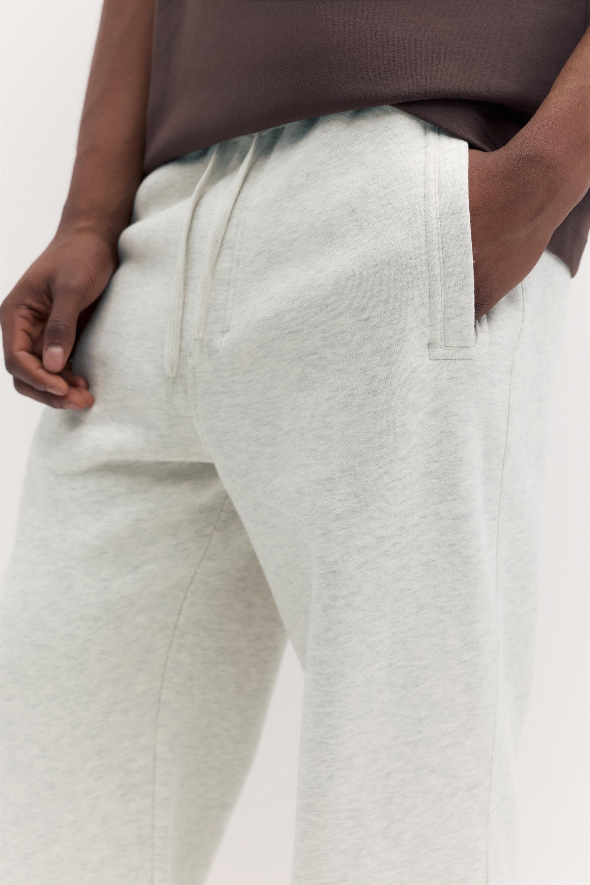 Basic baggy tracksuit bottoms — Ice