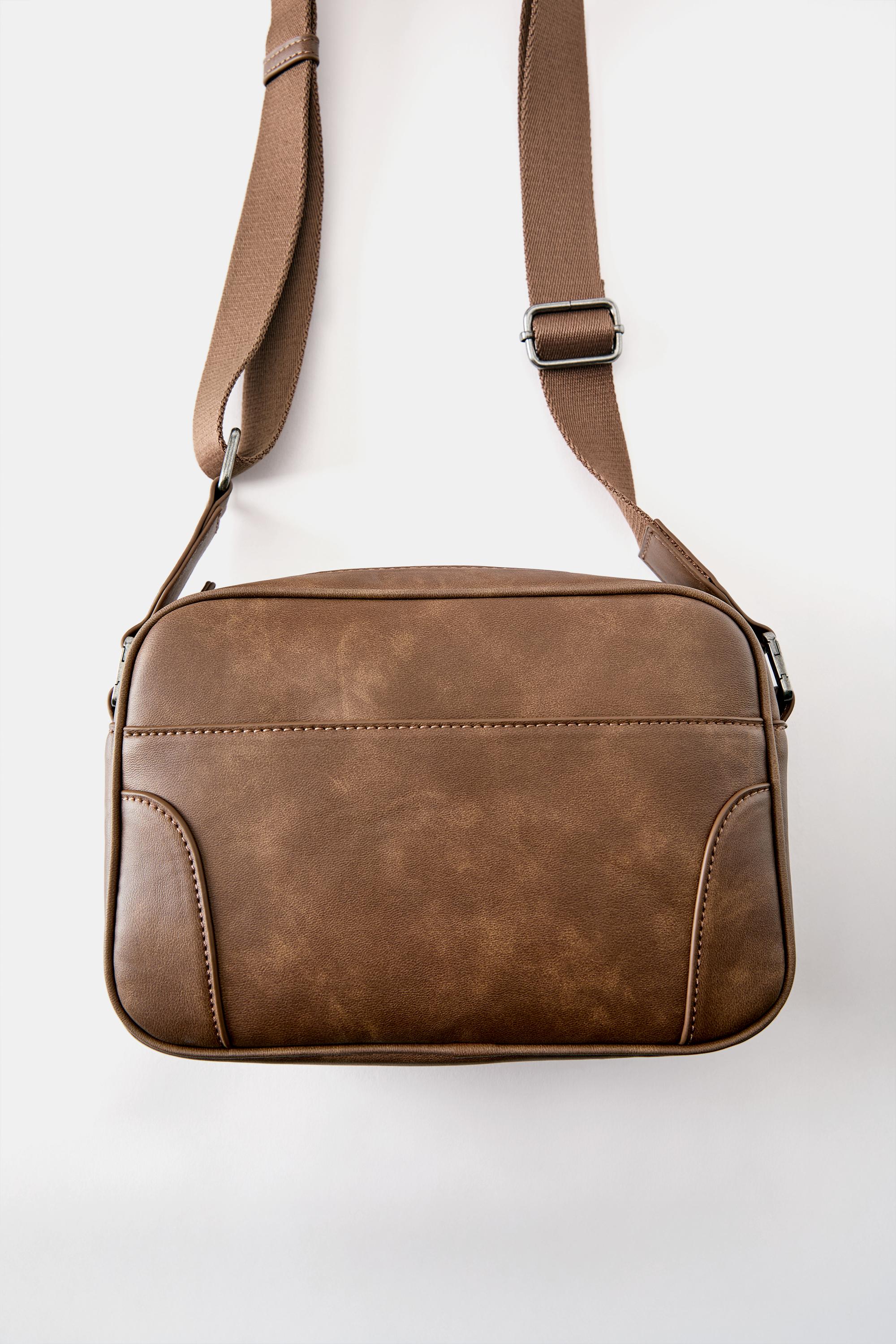 Distressed crossbody bag — Brown (alternate view)