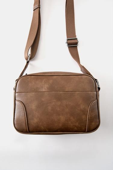 Distressed crossbody bag — Brown 4