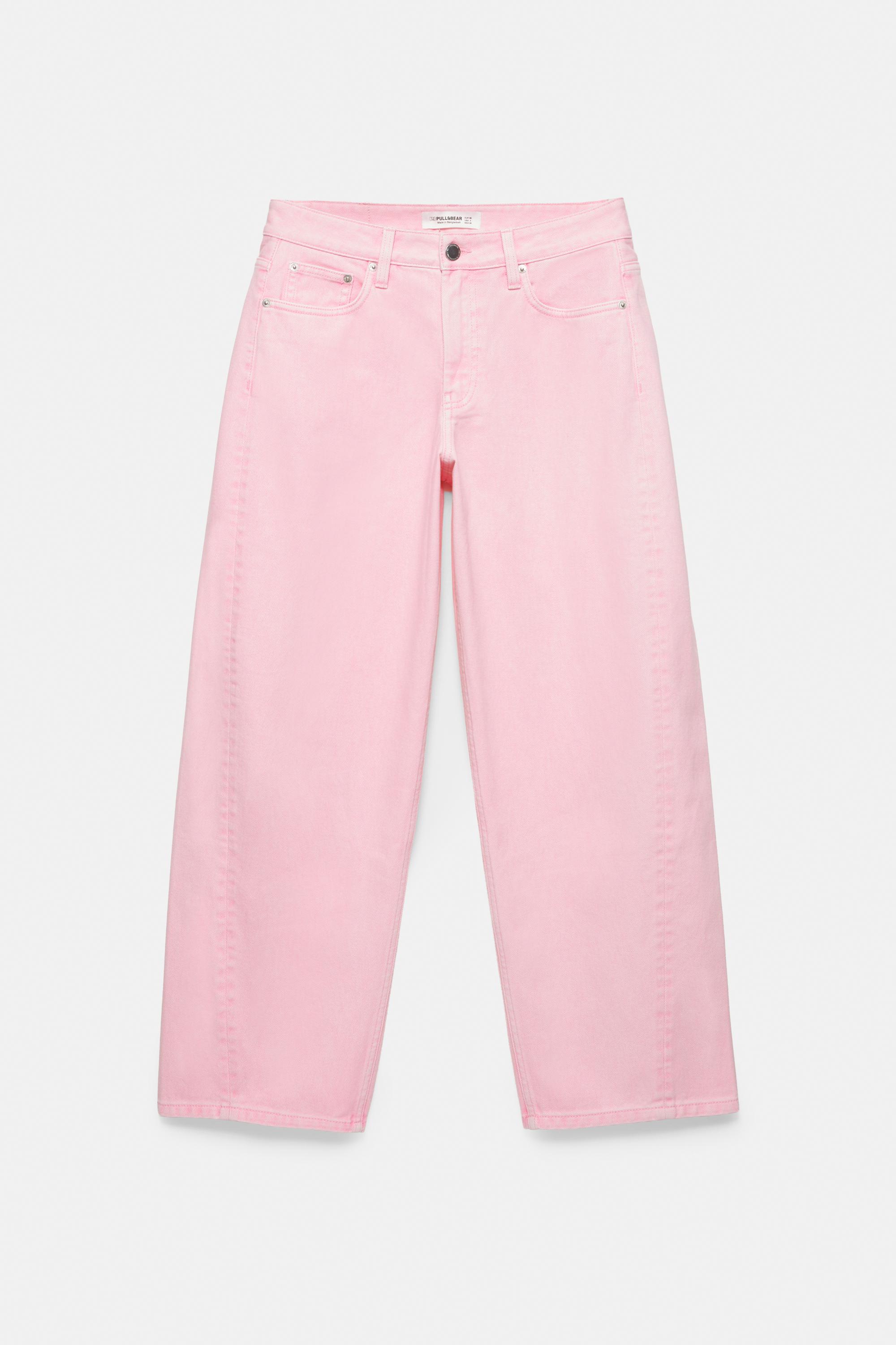 Pink barrel jeans — Pink