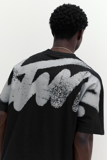 STWD graffiti logo T-shirt — Black 6