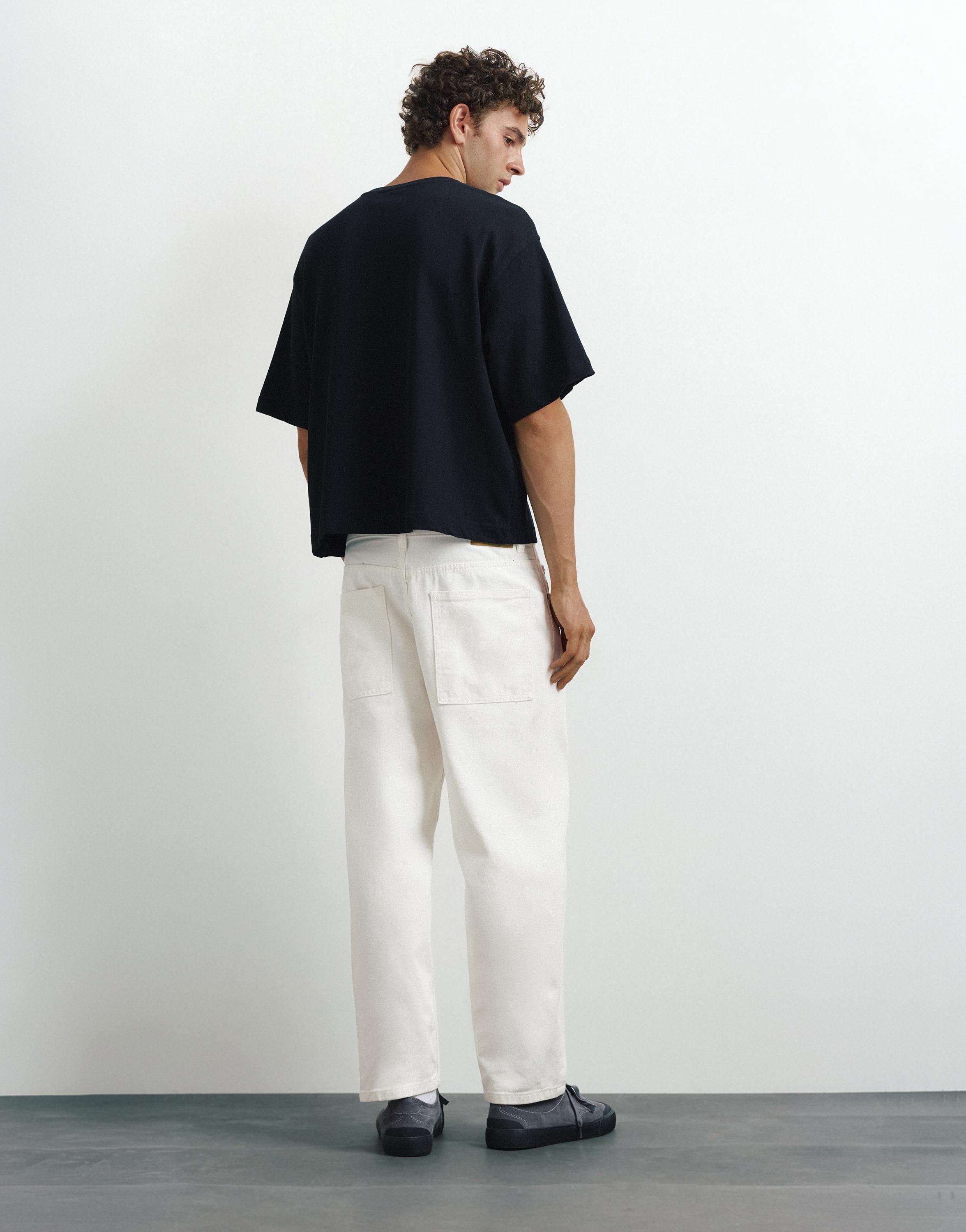 Tapered jeans — White