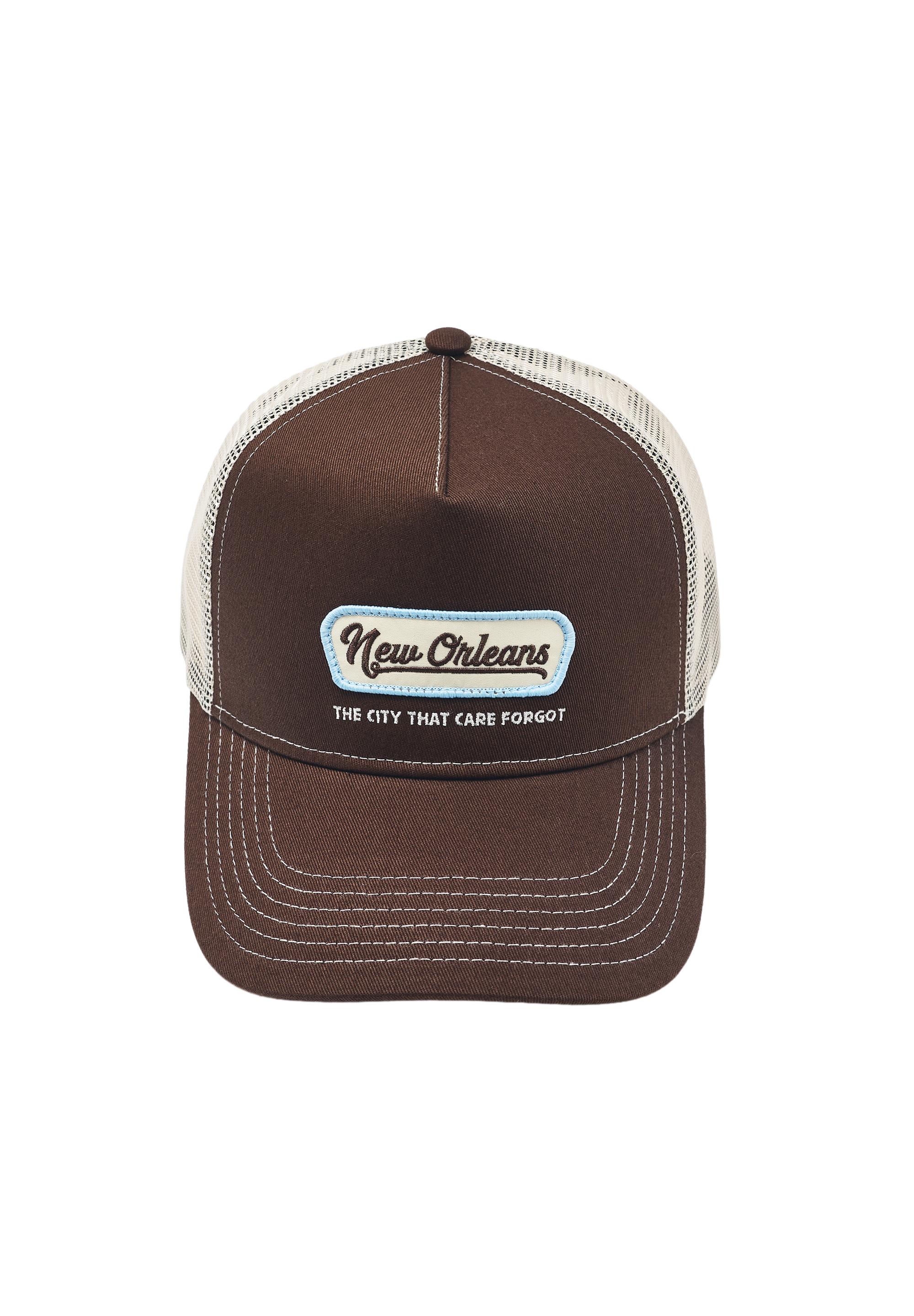 New Orleans trucker cap — Brown