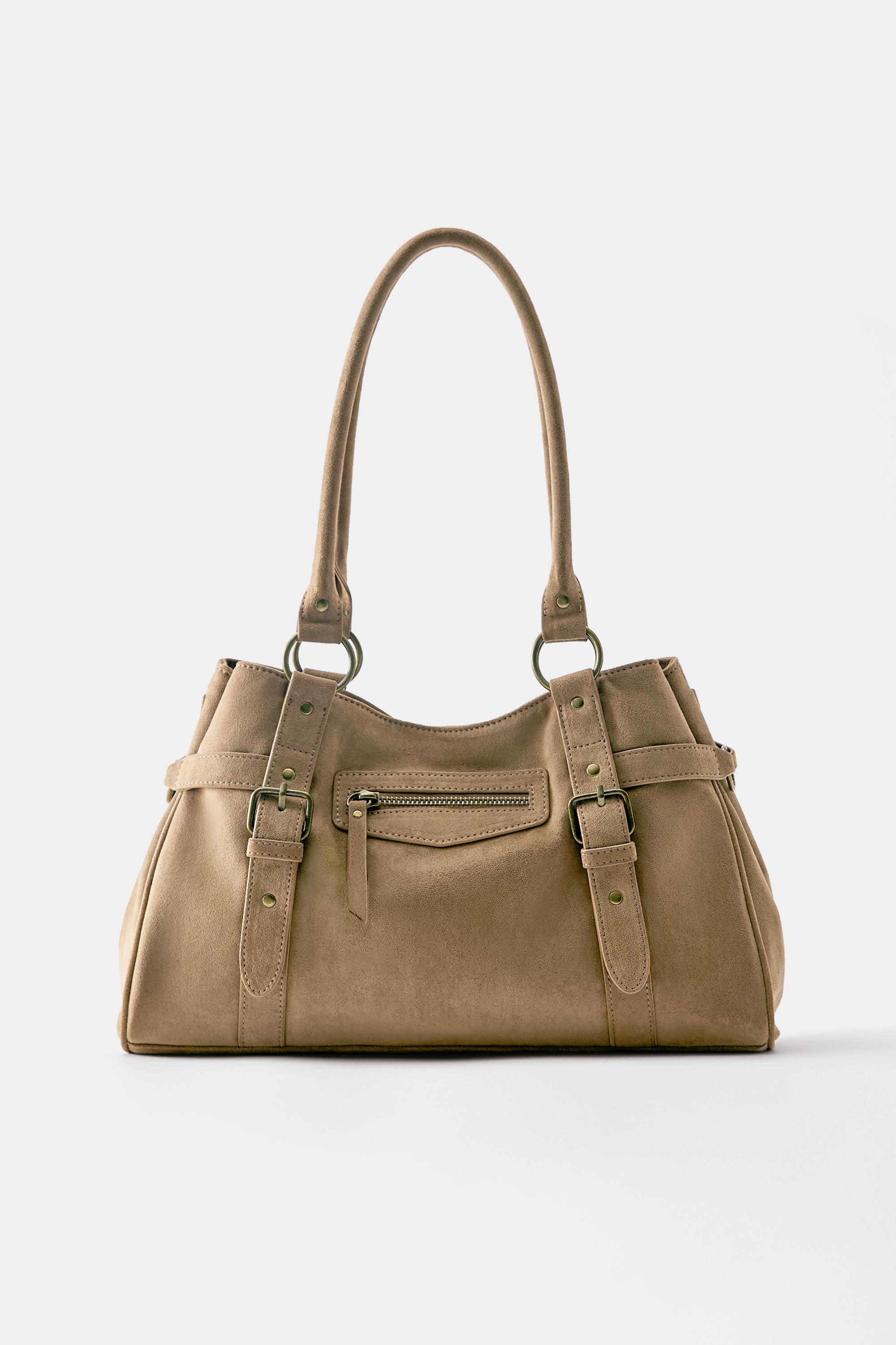Buckled tote bag — Leather
