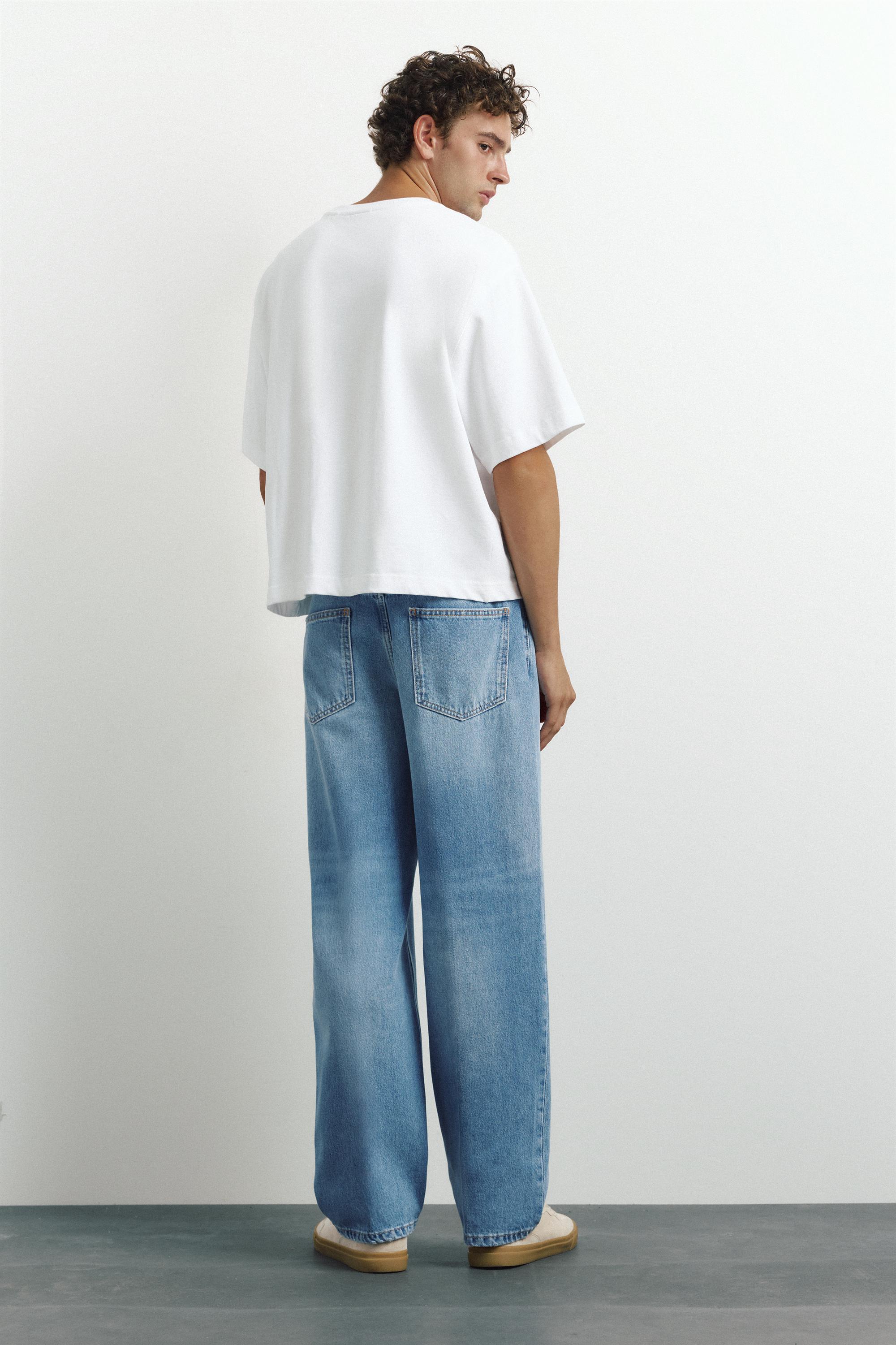 Relaxed baggy jeans — Medium blue