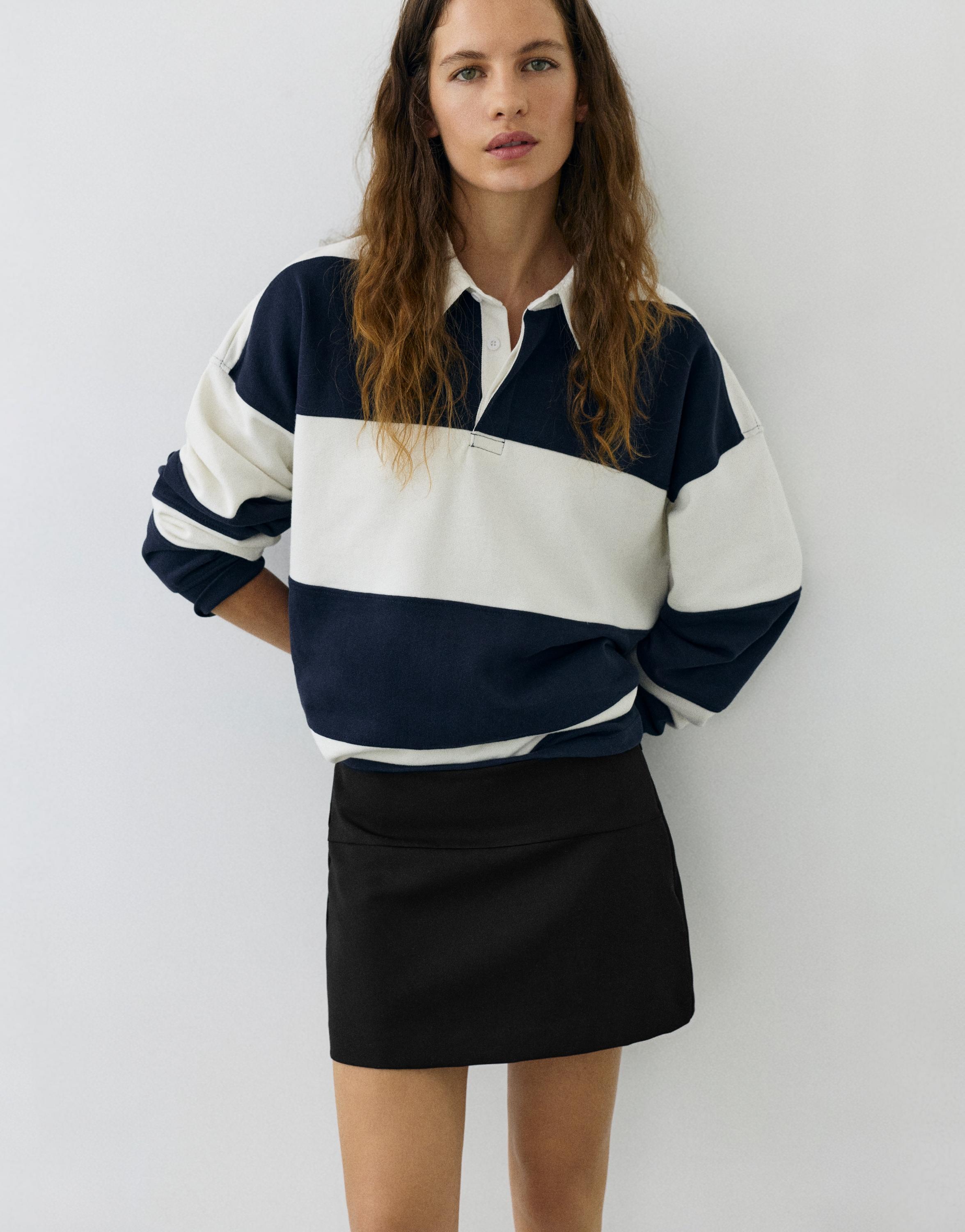 Mini skort — Black