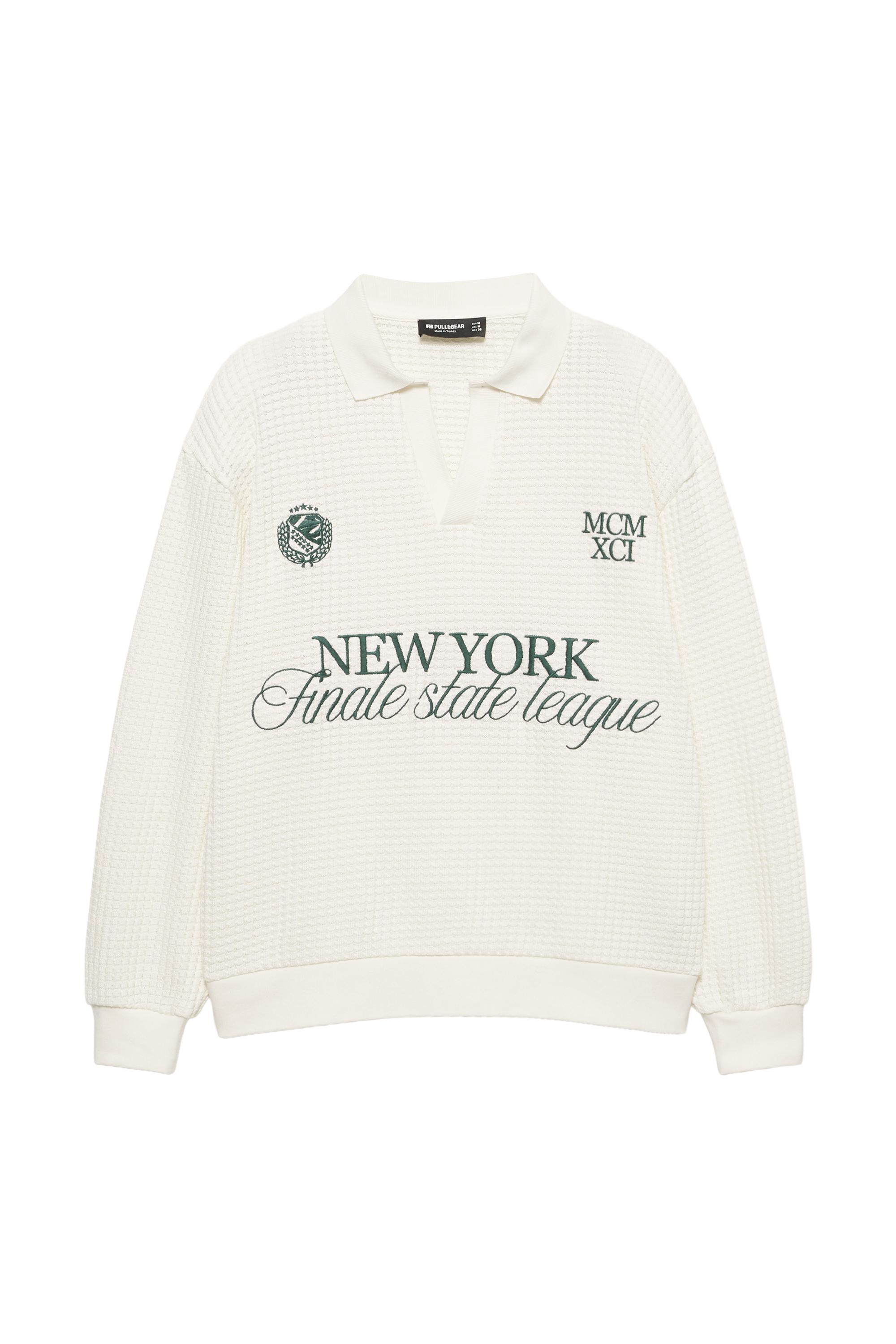 Nakışlı New York Polo - Görsel 5