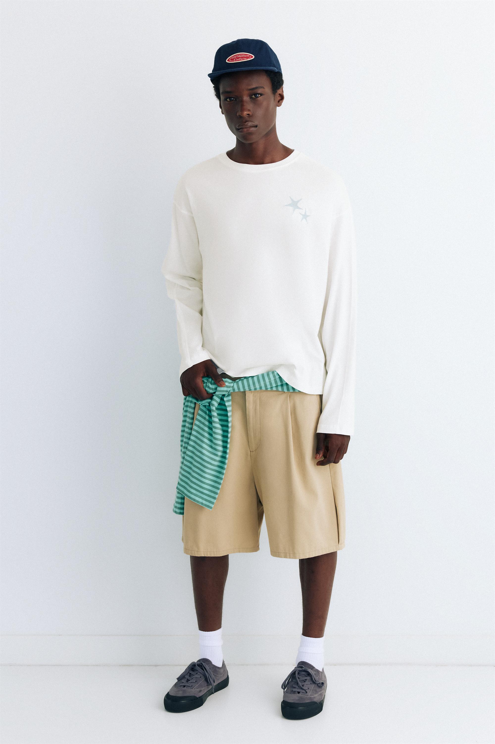 STWD boxy star T-shirt — Off white