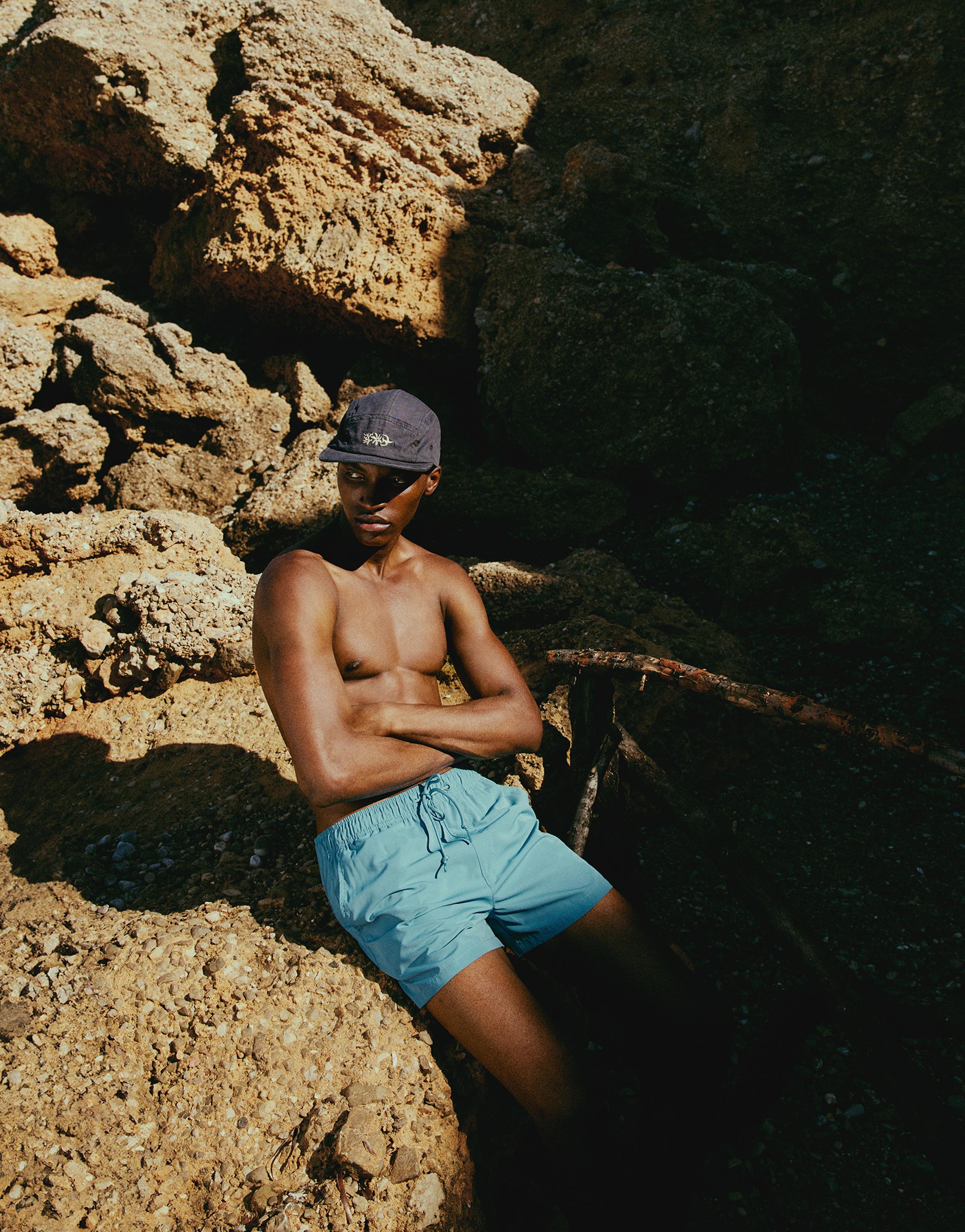 Basic swimming trunks — Navy