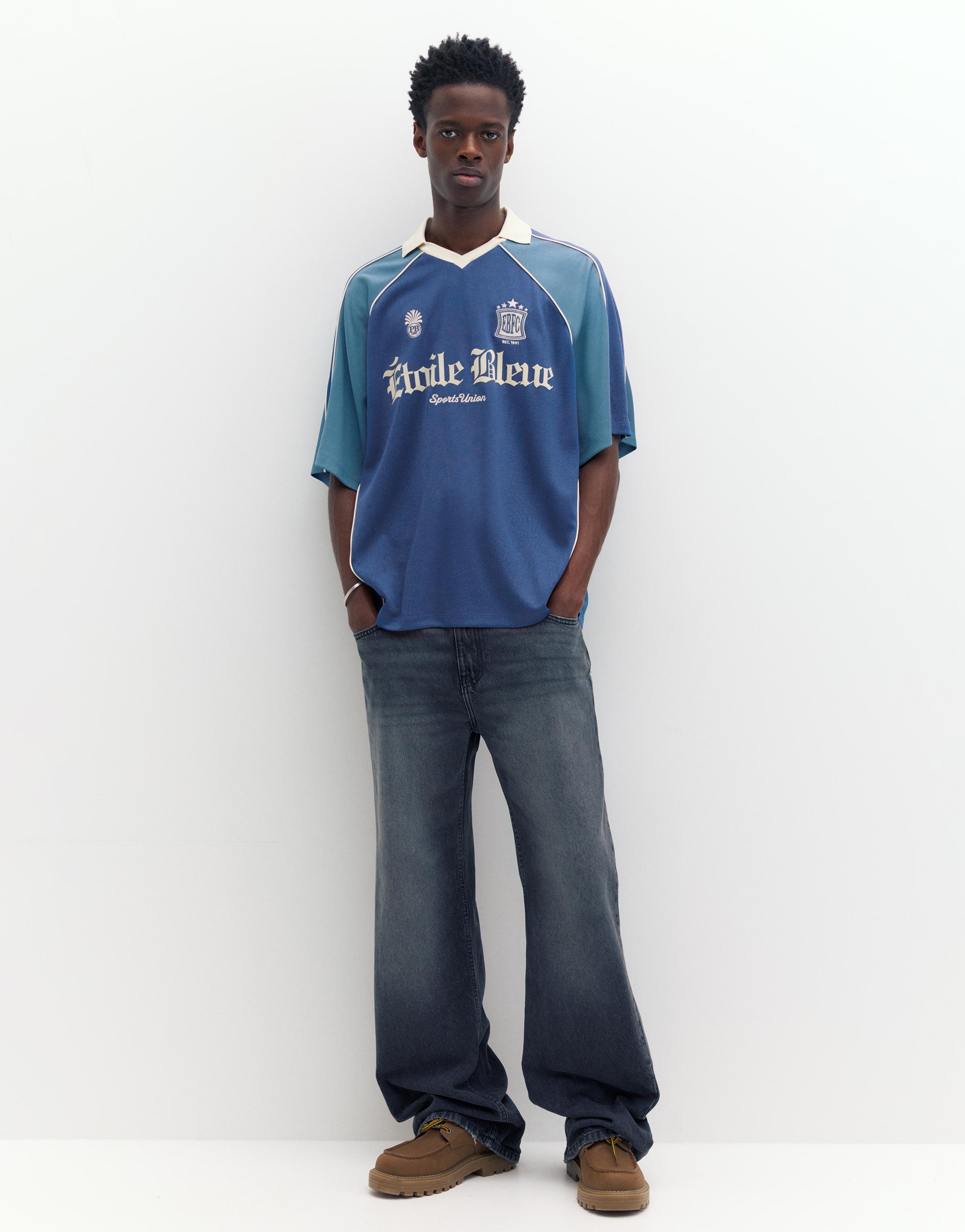 STWD grafik detaylı futbol polo - Görsel 13