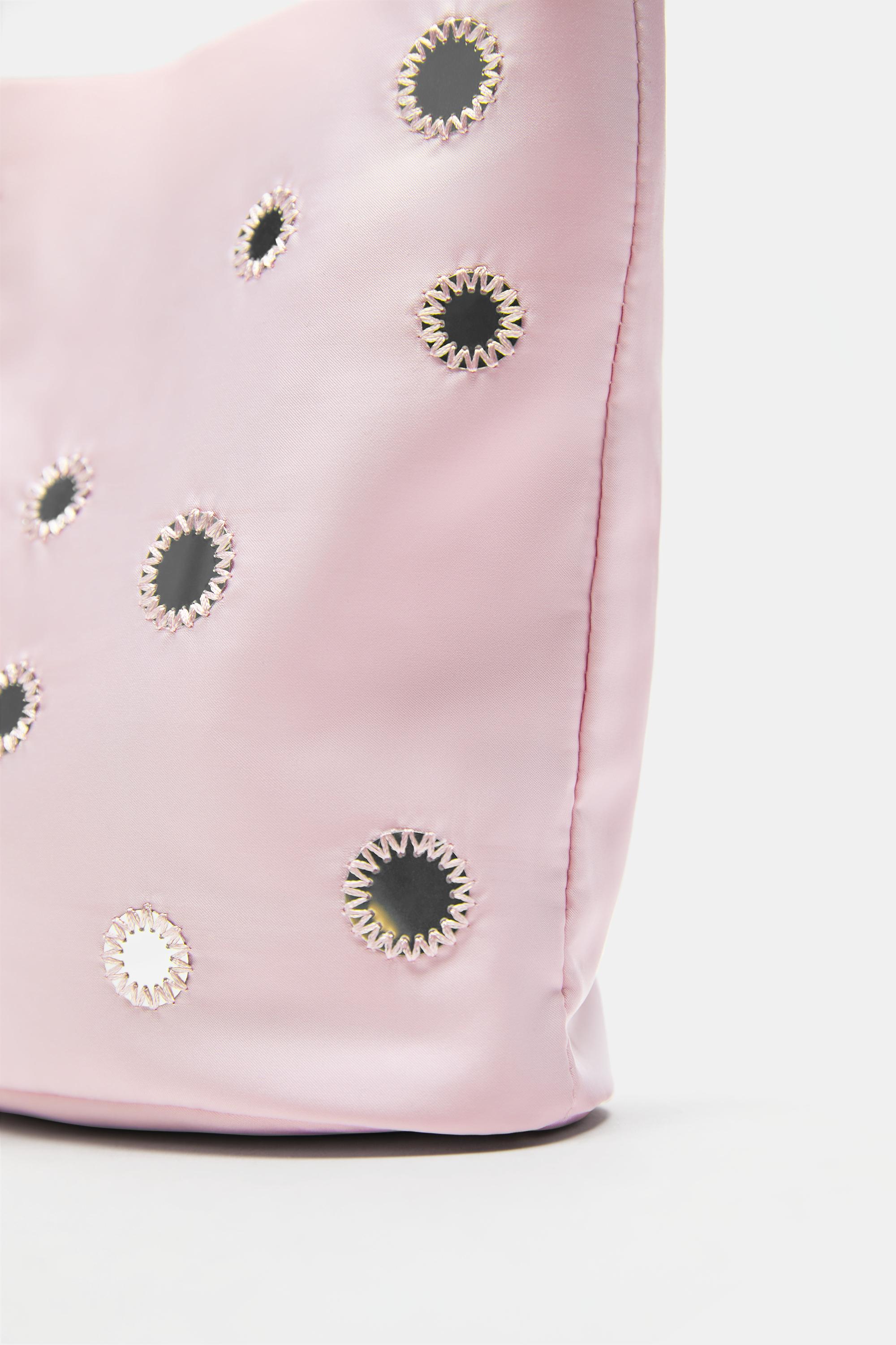 Mirror shoulder bag — Pink