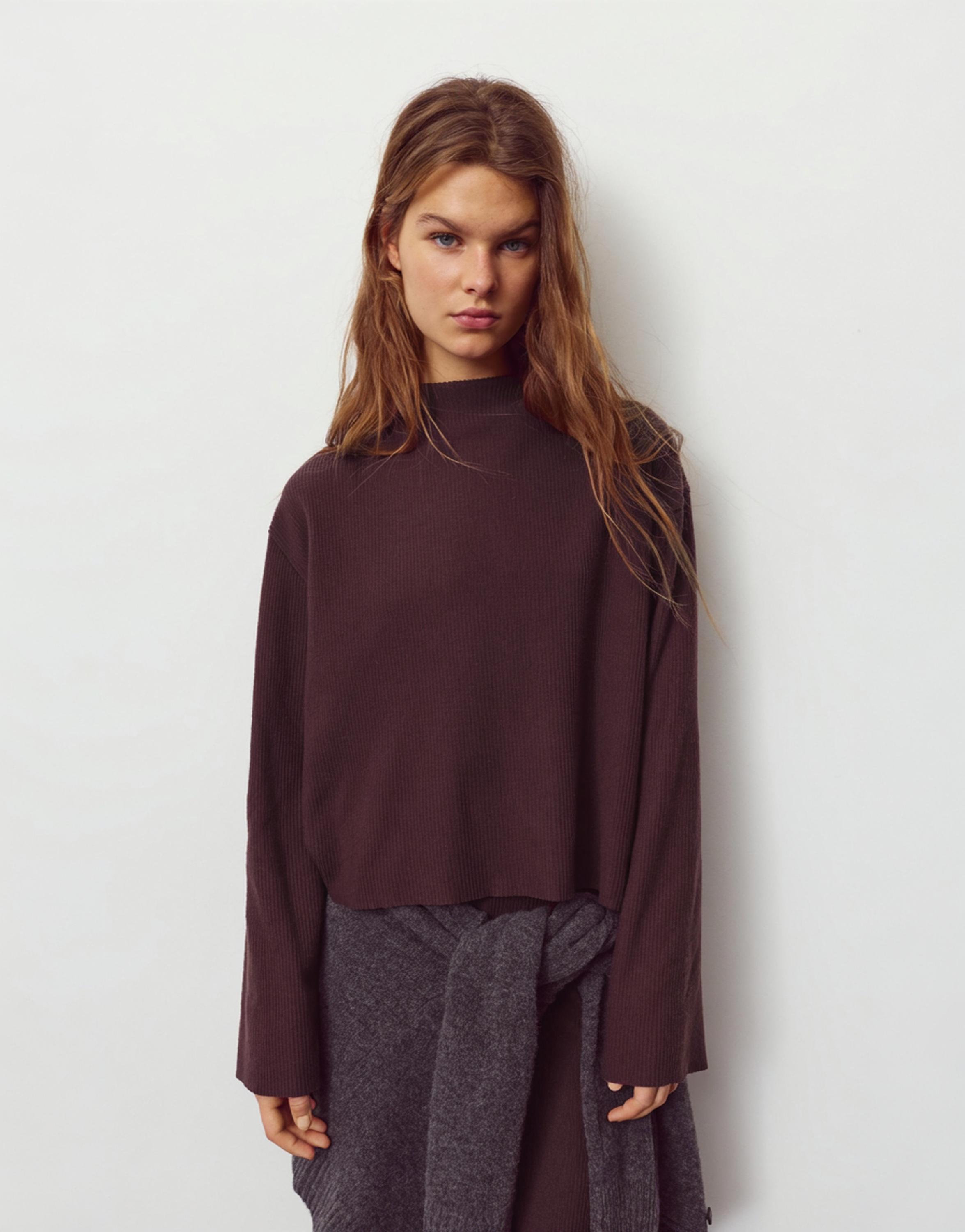 Yumuşak örgü t-shirt - Görsel 28