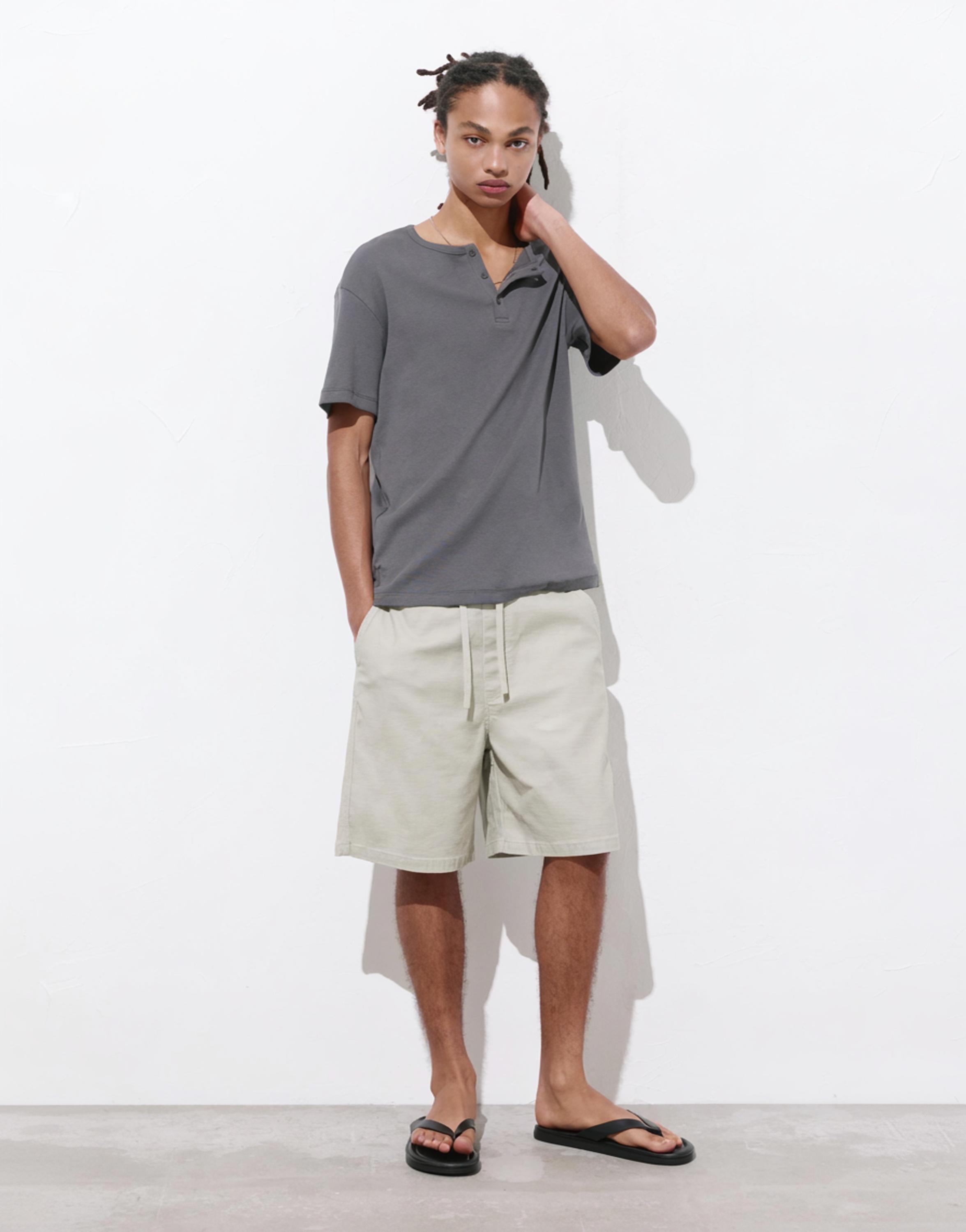 Bermuda sweat shorts — Mint