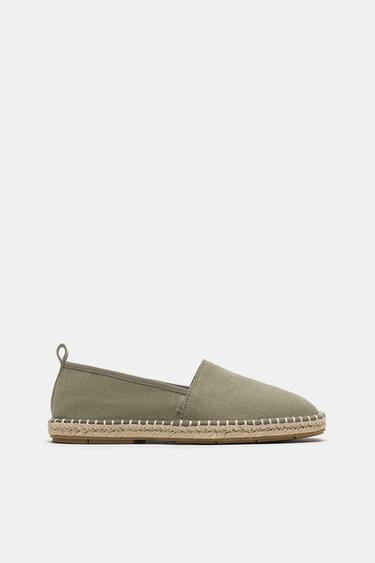 Jute espadrilles — Khaki 2