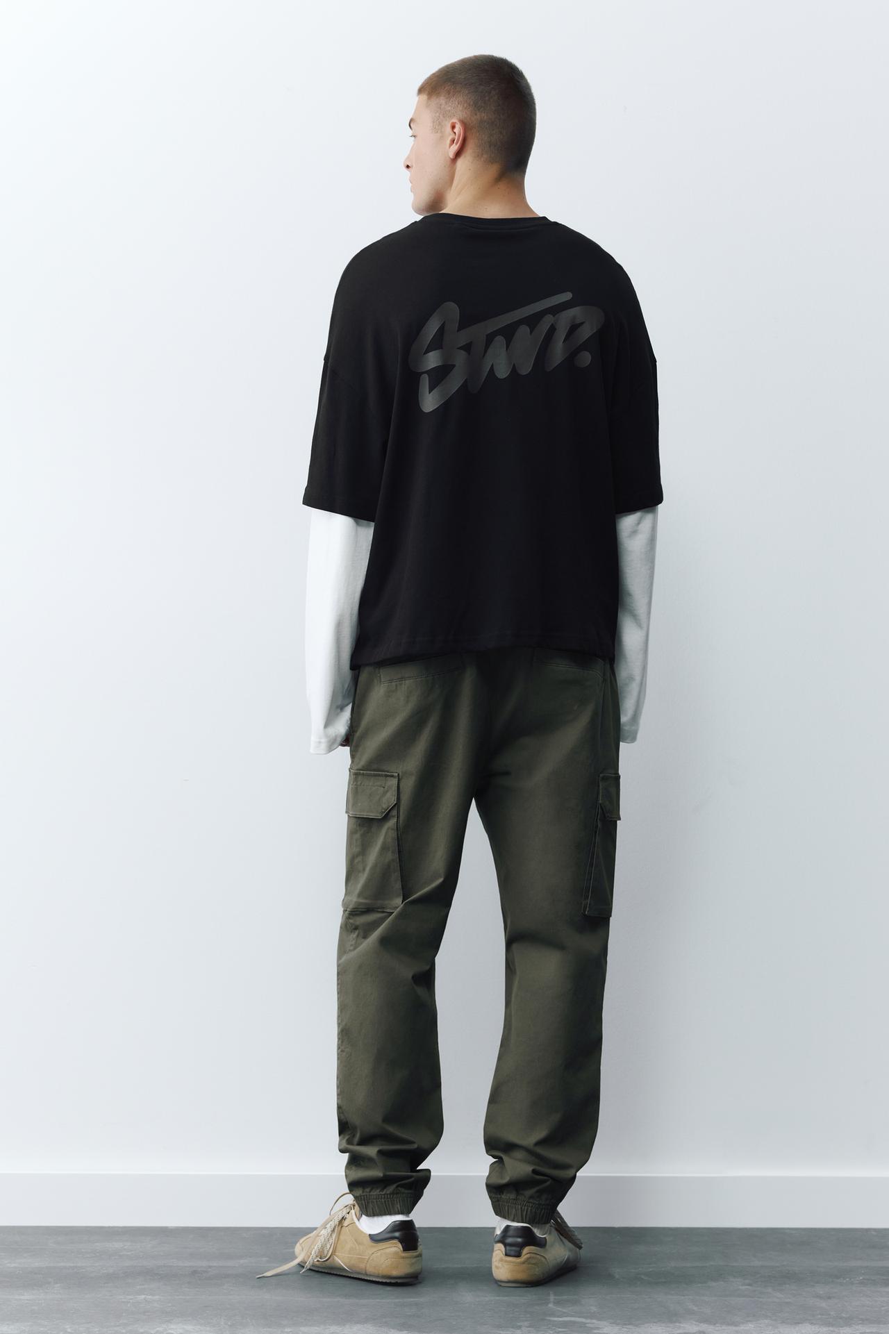 Cargo joggers — Pale khaki