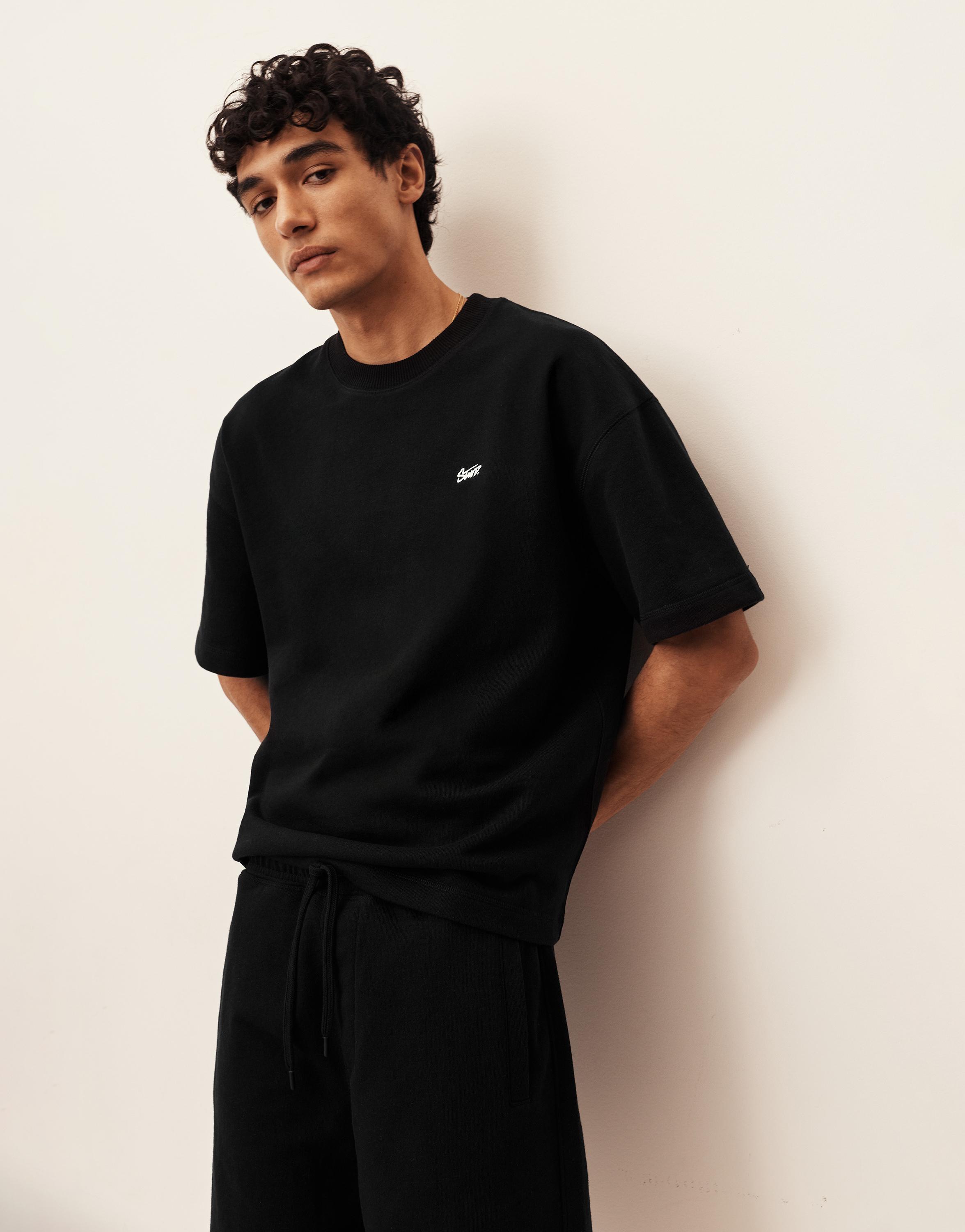 Short sleeve STWD sweatshirt — Black