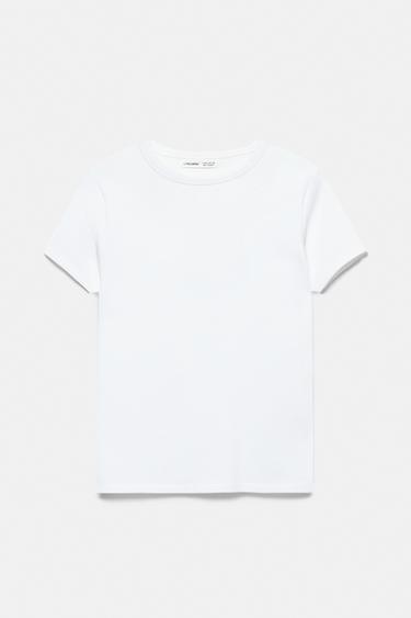 Fitted short sleeve T-shirt — White 5