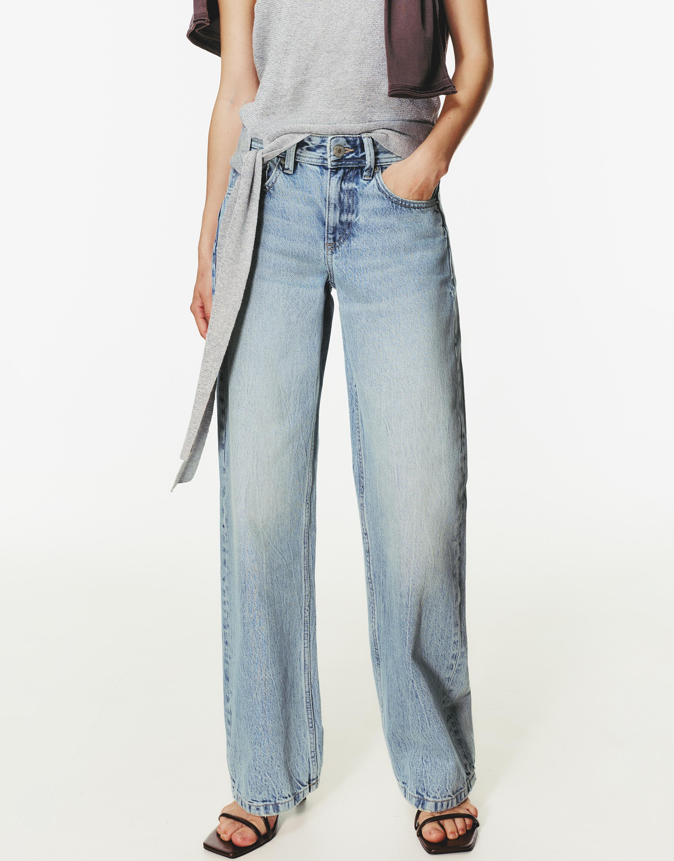 Düşük bel straight fit jean - Görsel 128